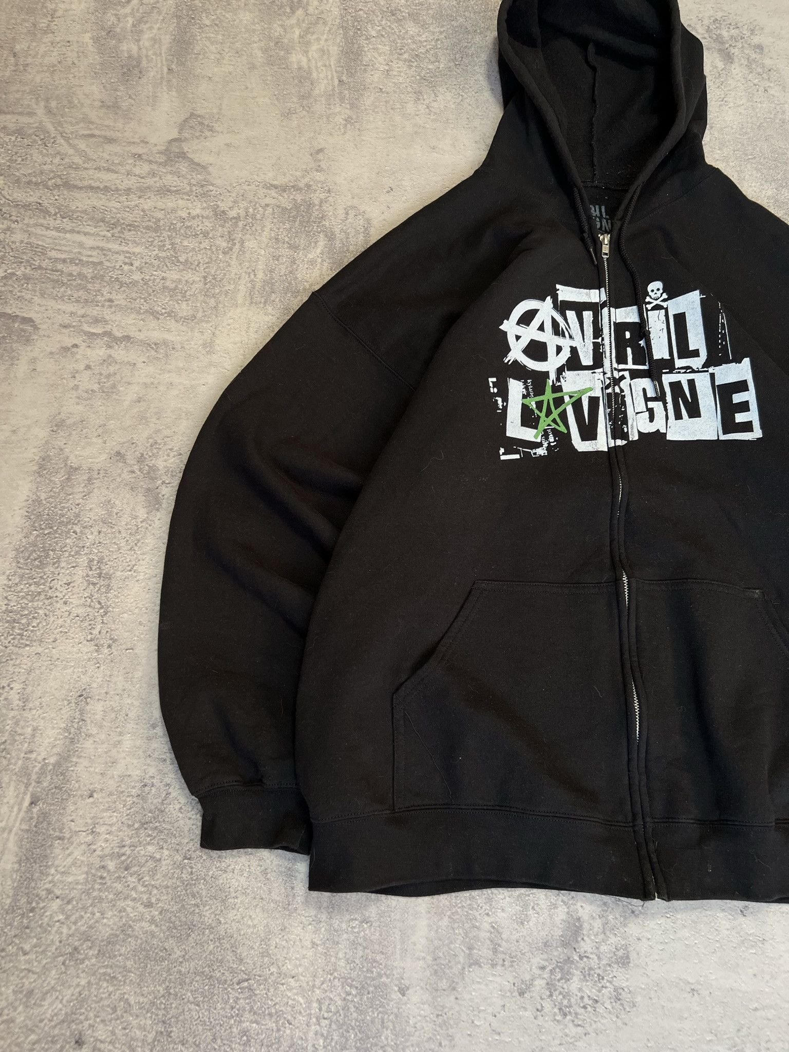 Fruit Of The Loom Avril Lavigne Mens Full Zip Hoodie 2024 Greatest Hits Tour Size US XL / EU 56 / 4 - 3 Thumbnail
