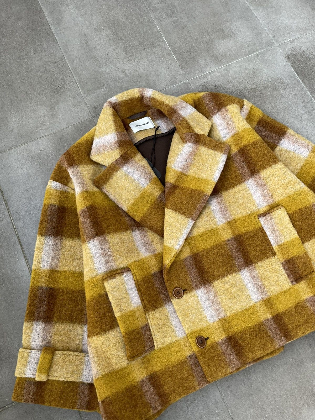 Henrik Vibskov !DS! AW22 Henrik Vibskov Checkered Short Fisherman Jacket Size US M / EU 48-50 / 2 - 8 Thumbnail