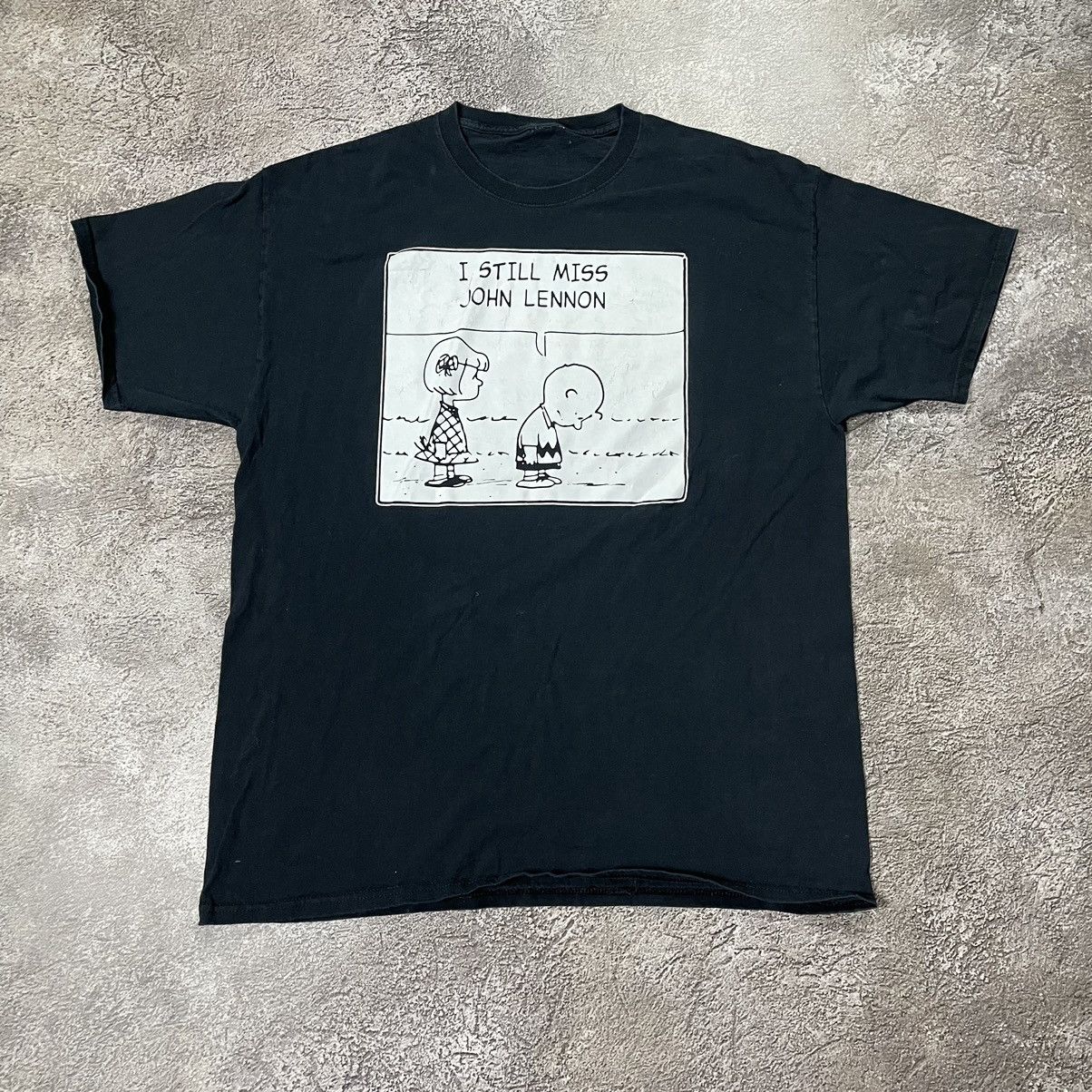 Vintage Vintage Y2K ADULT “ I STILL MISS JOHN LENNON “ FUNNY BuyTee Size US L / EU 52-54 / 3 - 2 Thumbnail