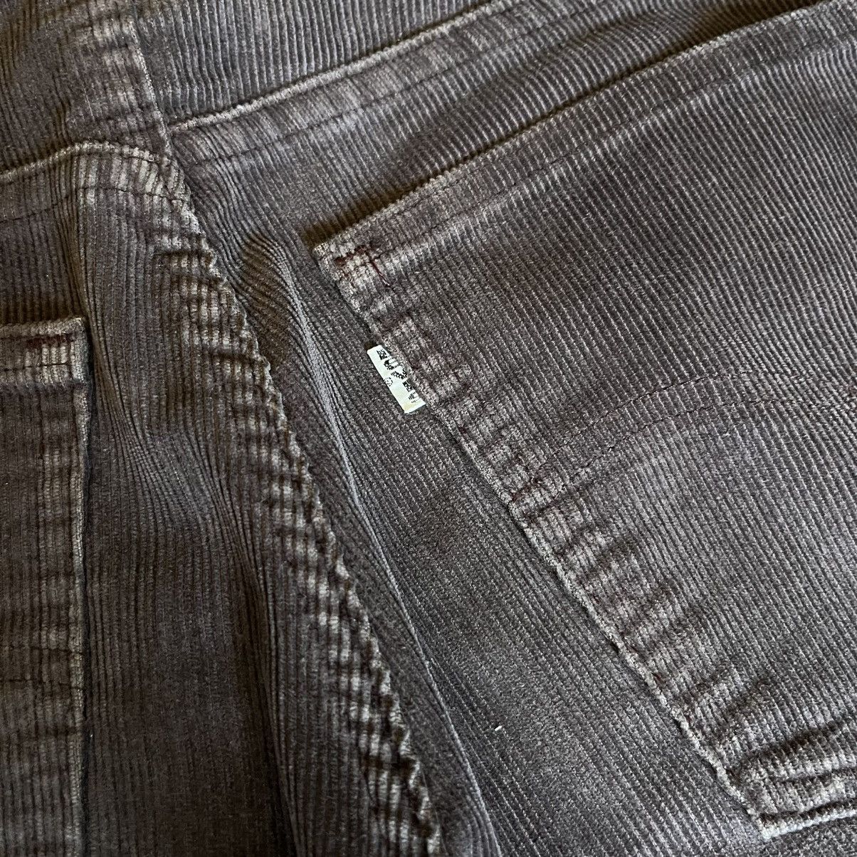 Levi's Vintage 1980s Levi’s 517 Corduroy Boot Cut Lavender Pants Size US 30 / EU 46 - 3 Thumbnail