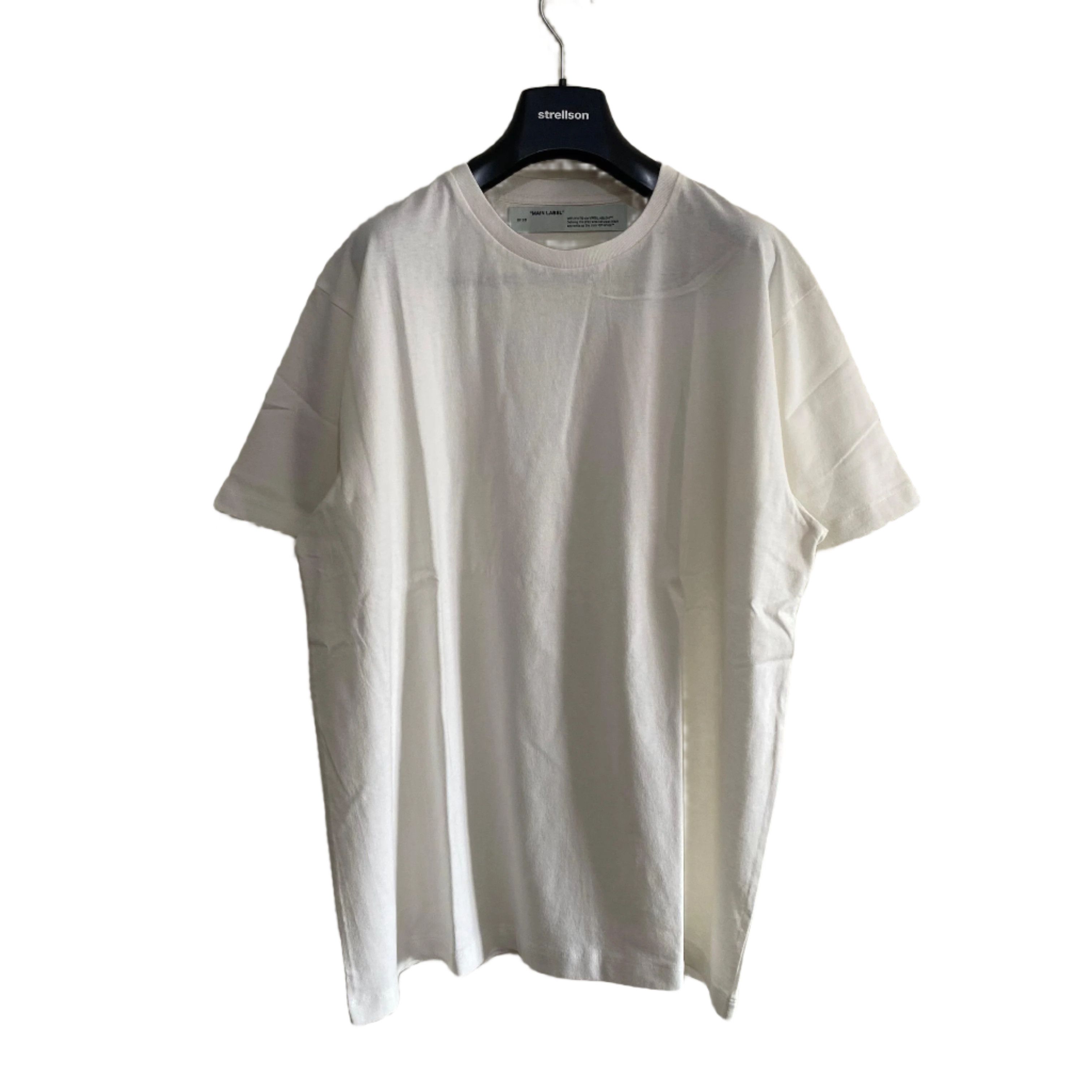 Off-White White Plain Oversized T-Shirt Size US L / EU 52-54 / 3 - 1 Thumbnail
