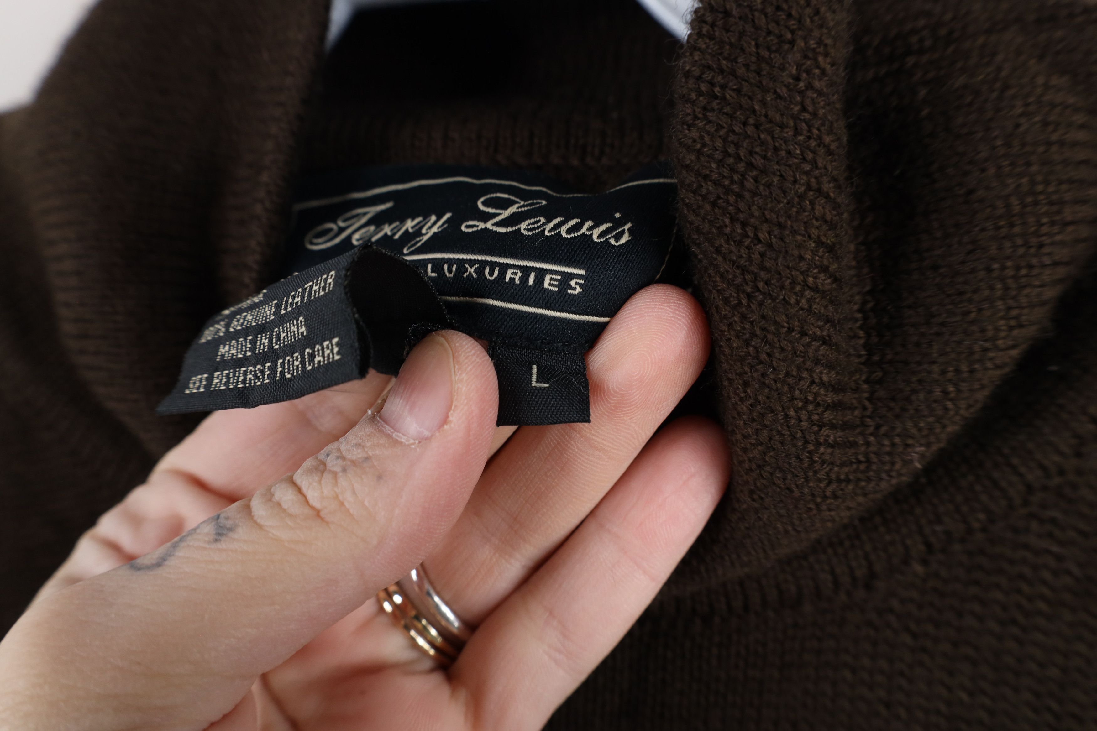 Vintage Deadstock Vintage 90s Streetwear Wool Blend Knit Sweater Size L / US 10 / IT 46 - 10 Thumbnail