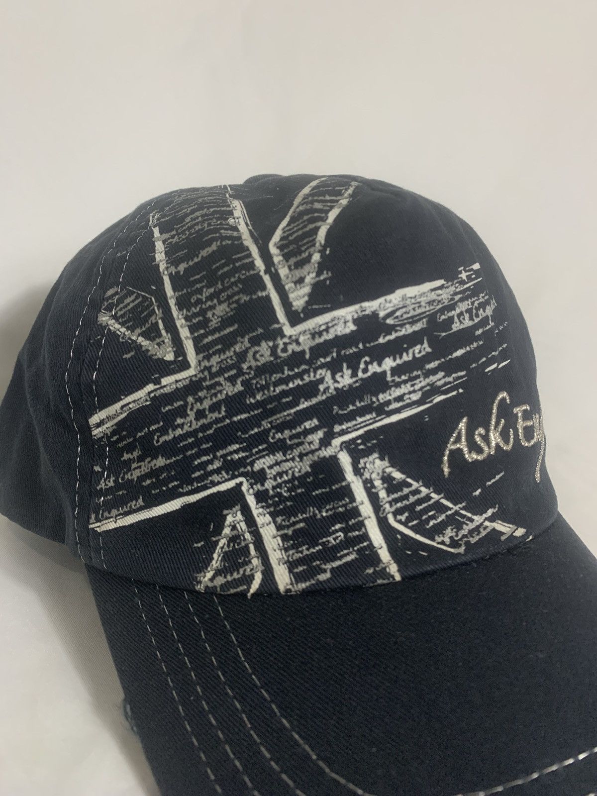 Japanese Brand Ask Distressed Style Hats Size ONE SIZE - 4 Thumbnail