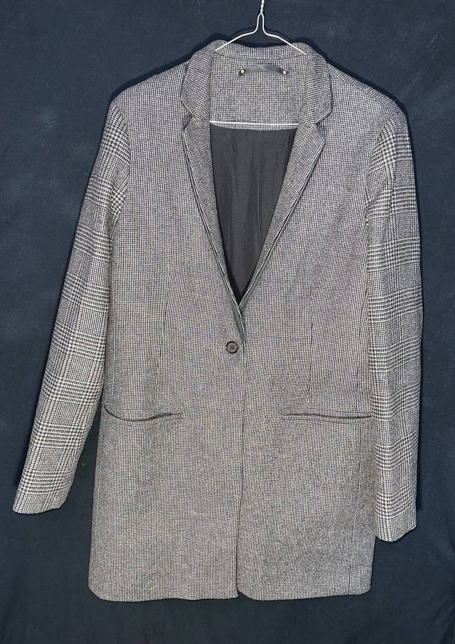Allsaints ALLSAINTS Lorie Tula Wool Blend Coat Tweed Italian Cloth Size L / US 10 / IT 46 - 1 Thumbnail