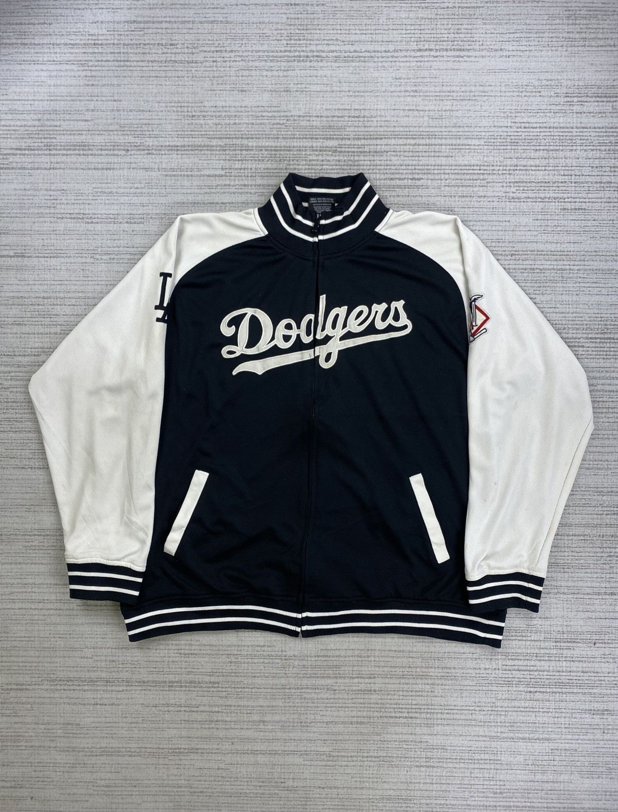 Japanese Brand × Vintage Vintage Stitches L.A Dodgers Varsity Style Jacket #X20 Size US XL / EU 56 / 4 - 2 Thumbnail