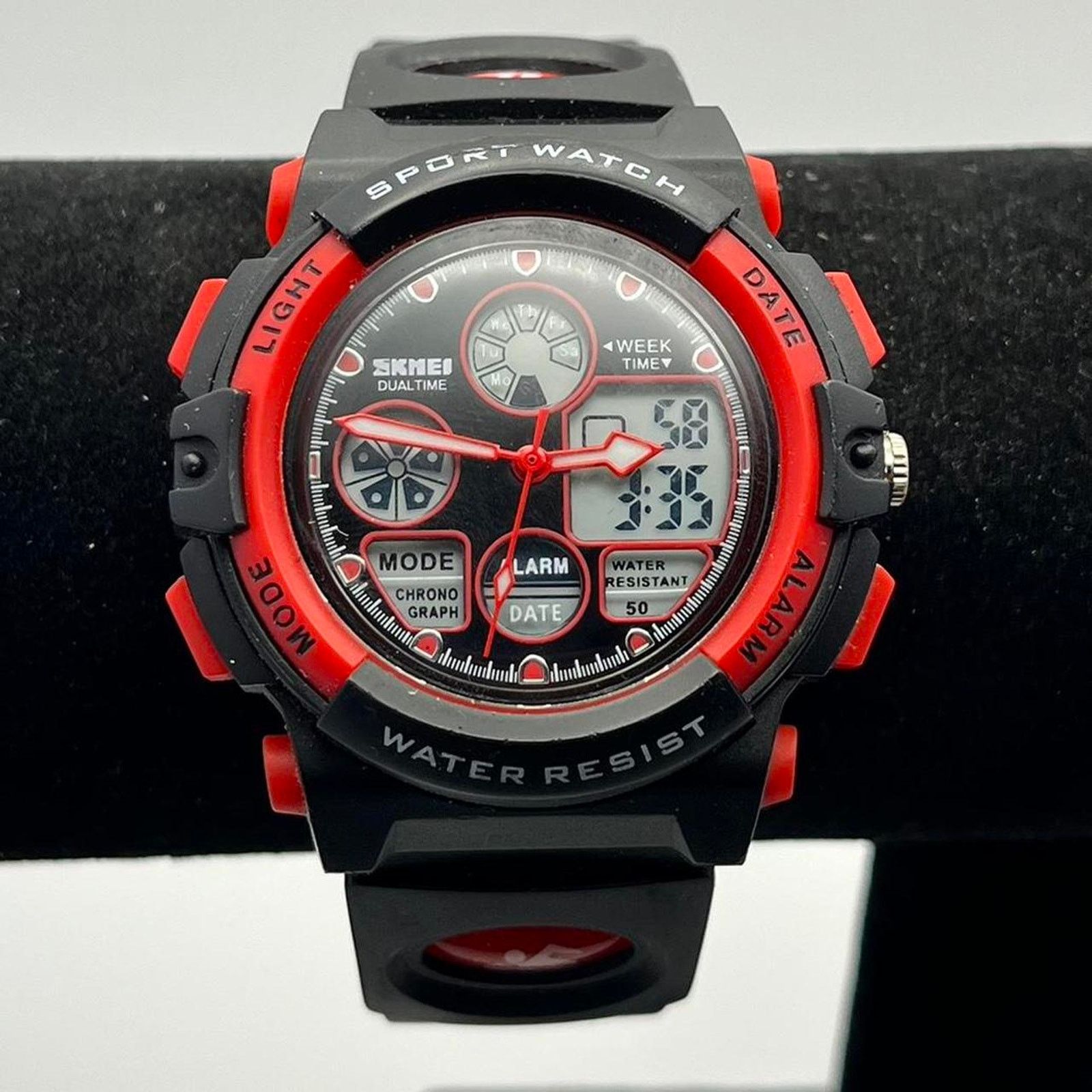 Other Red black sports watch Size ONE SIZE - 1 Thumbnail