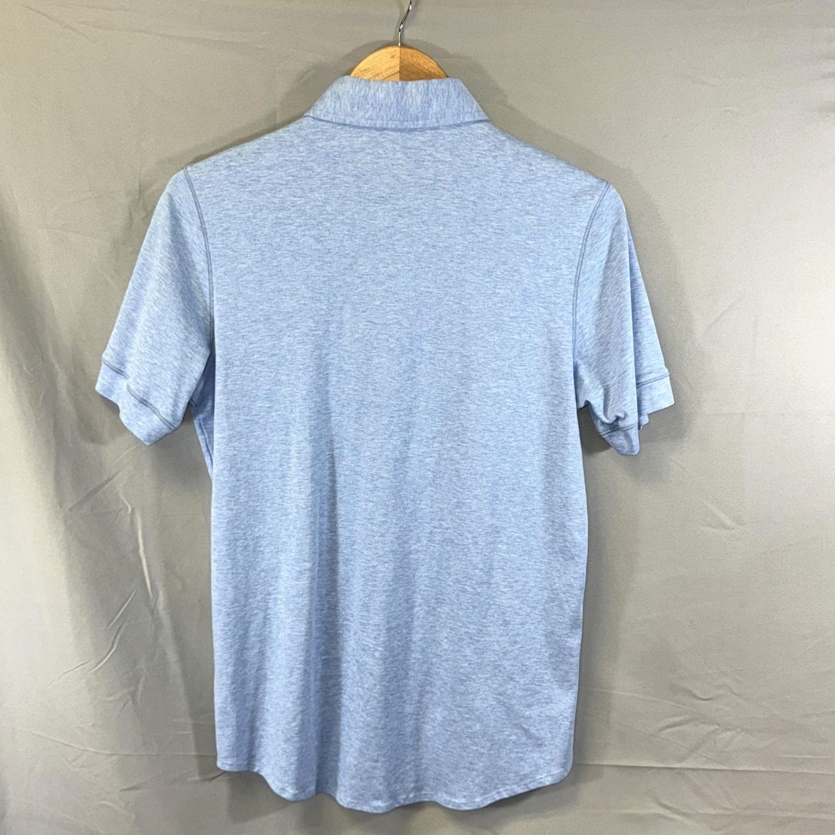 Vintage Raffi Shirt Mens Small Blue Button Front Short Sleeve 100% Cotton Knit Casual Size US S / EU 44-46 / 1 - 2 Thumbnail