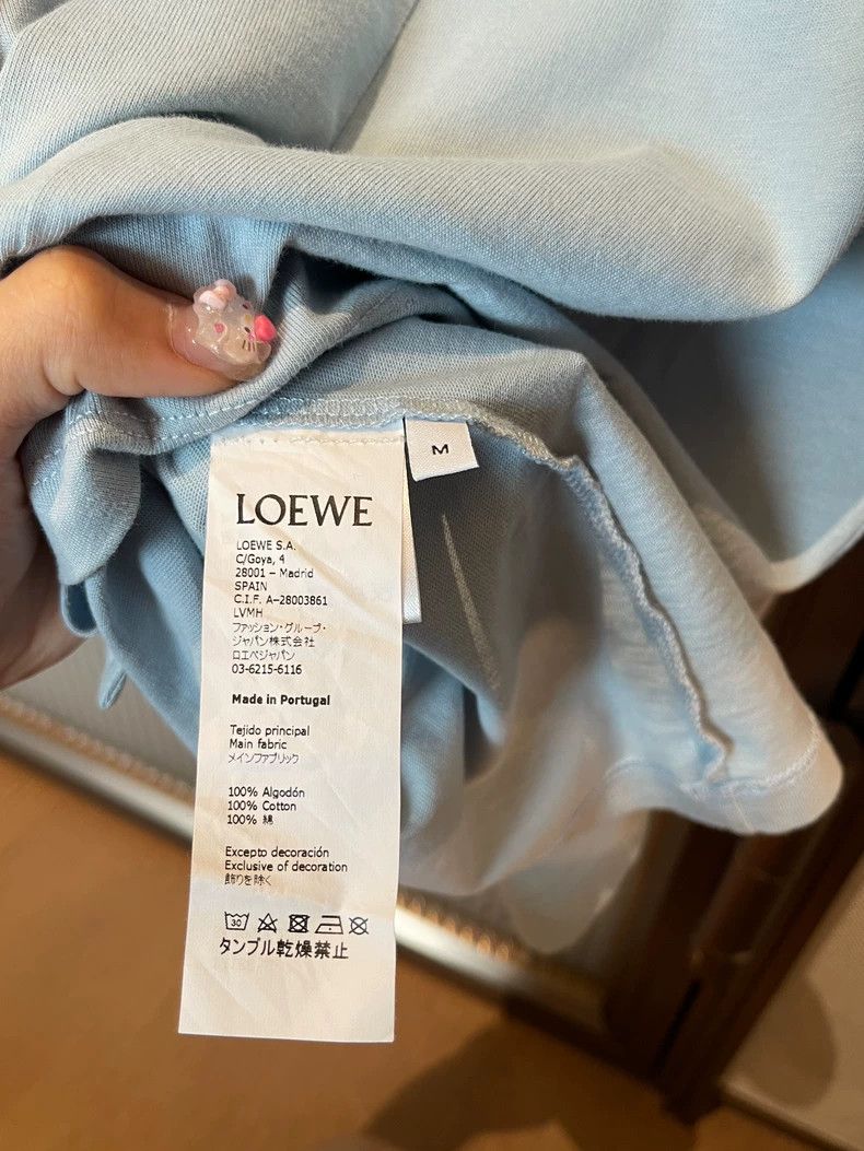 Loewe LOEWE Irregular short sleeves, light blue Size M / US 6-8 / IT 42-44 - 4 Thumbnail
