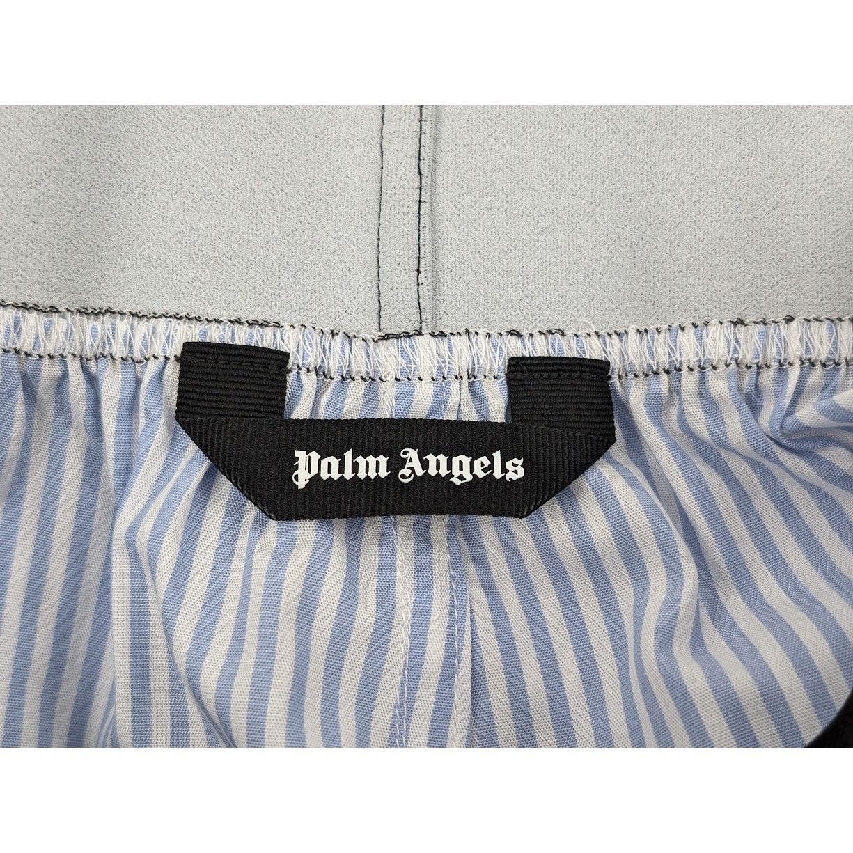 Palm Angels o1rshd1 Size: M/ Classic Logo Striped Boxer Light Blue Size US 32 / EU 48 - 14 Thumbnail