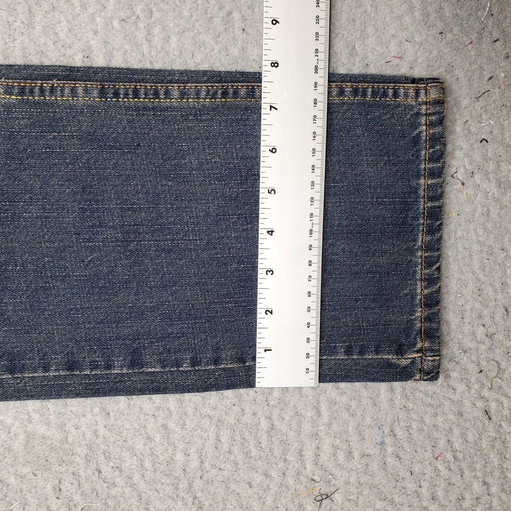 Levi's Levi's Womens 12 Blue Straight Jeans 27in Waist 26.25in Inseam Comfort Easy Fit Adjustable Waist Premium Size 34" / US 12 / IT 48 - 5 Thumbnail