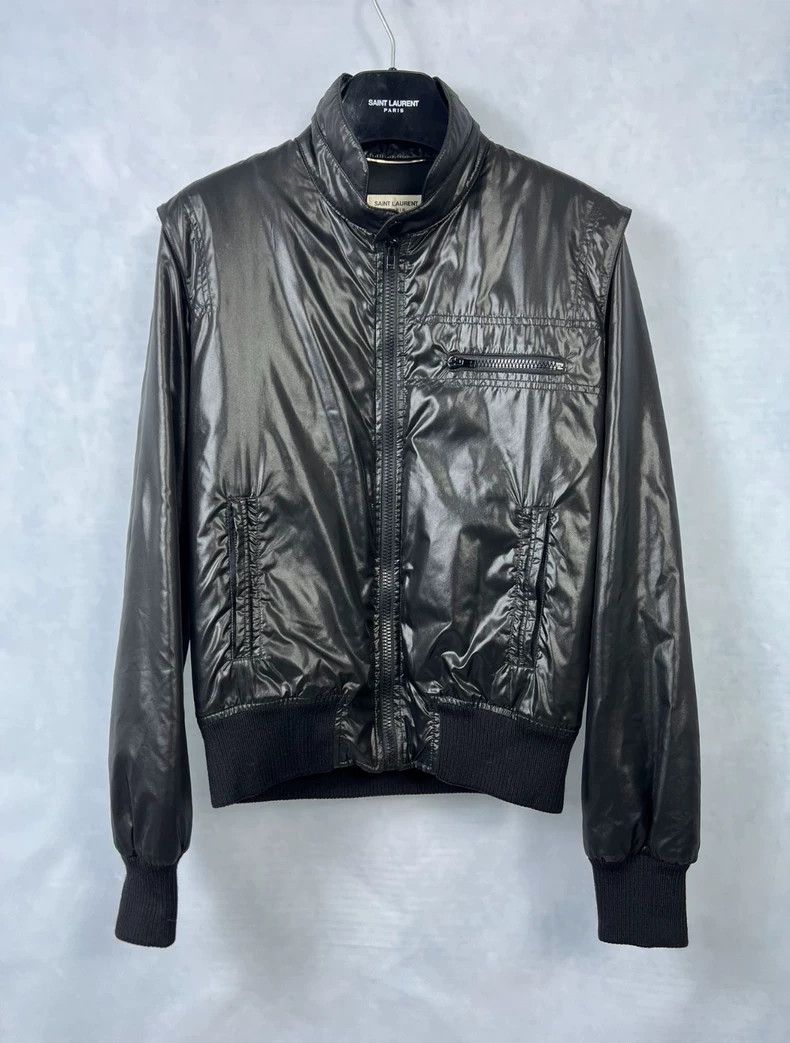 Saint Laurent Paris Saint Laurent Black Cotton Jacket Size 44- DMC Size US M / EU 48-50 / 2 - 1 Thumbnail