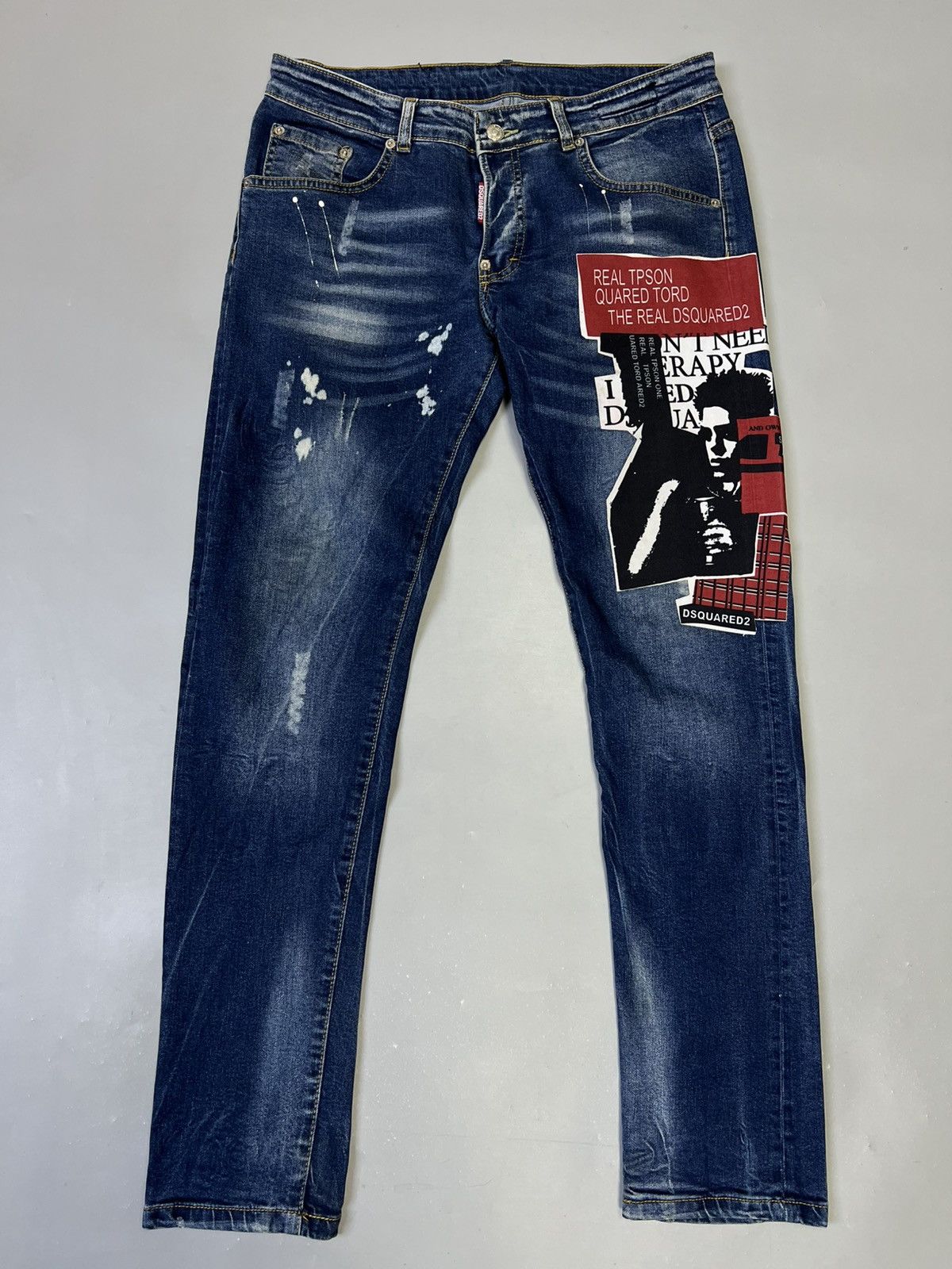 Dsquared2 Dsquared2 Dark Vicious Skater Jeans Denim Men’s Size US 32 / EU 48 - 1 Thumbnail