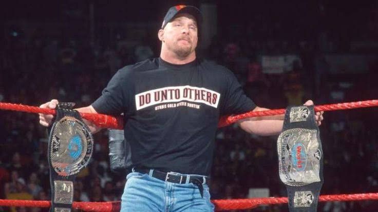 Vintage Vintage Stone Cold Steve Austin Tee Do Unto Others Tee L Size US L / EU 52-54 / 3 - 3 Thumbnail