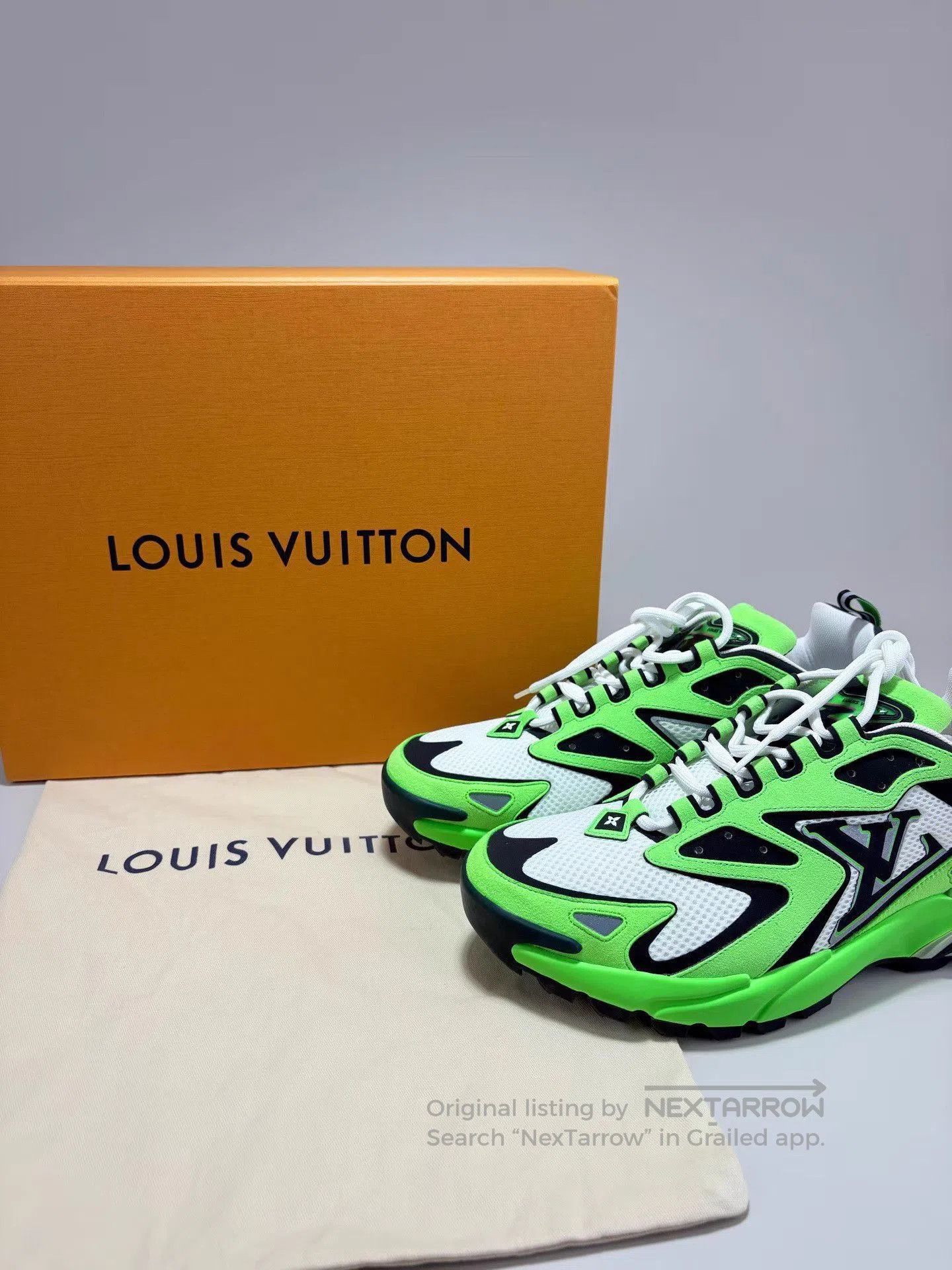 Louis Vuitton Green Low. Size US 7 / EU 40 - 1 Thumbnail