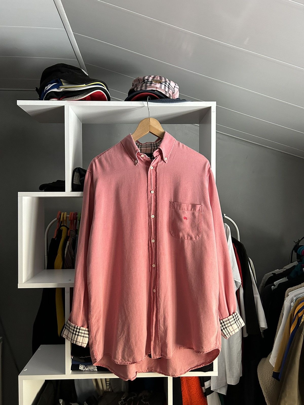 Burberry Burberry nova check shirts rare color Size US L / EU 52-54 / 3 - 1 Thumbnail