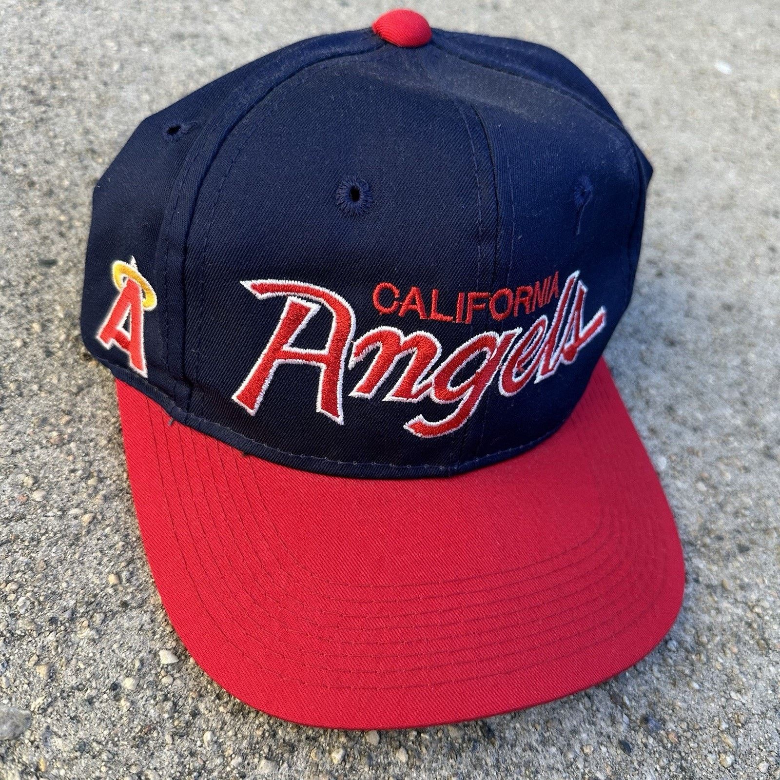 MLB × Sports Specialties × Vintage Vintage Sports Specialties California Angels Script Hat Size ONE SIZE - 2 Thumbnail