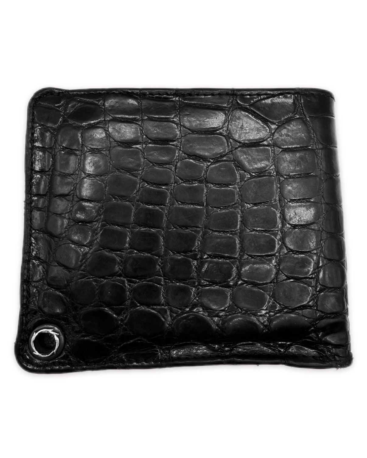 Chrome Hearts Chrome Hearts Alligator Black Leather Bifold Wallet Size ONE SIZE - 3 Thumbnail