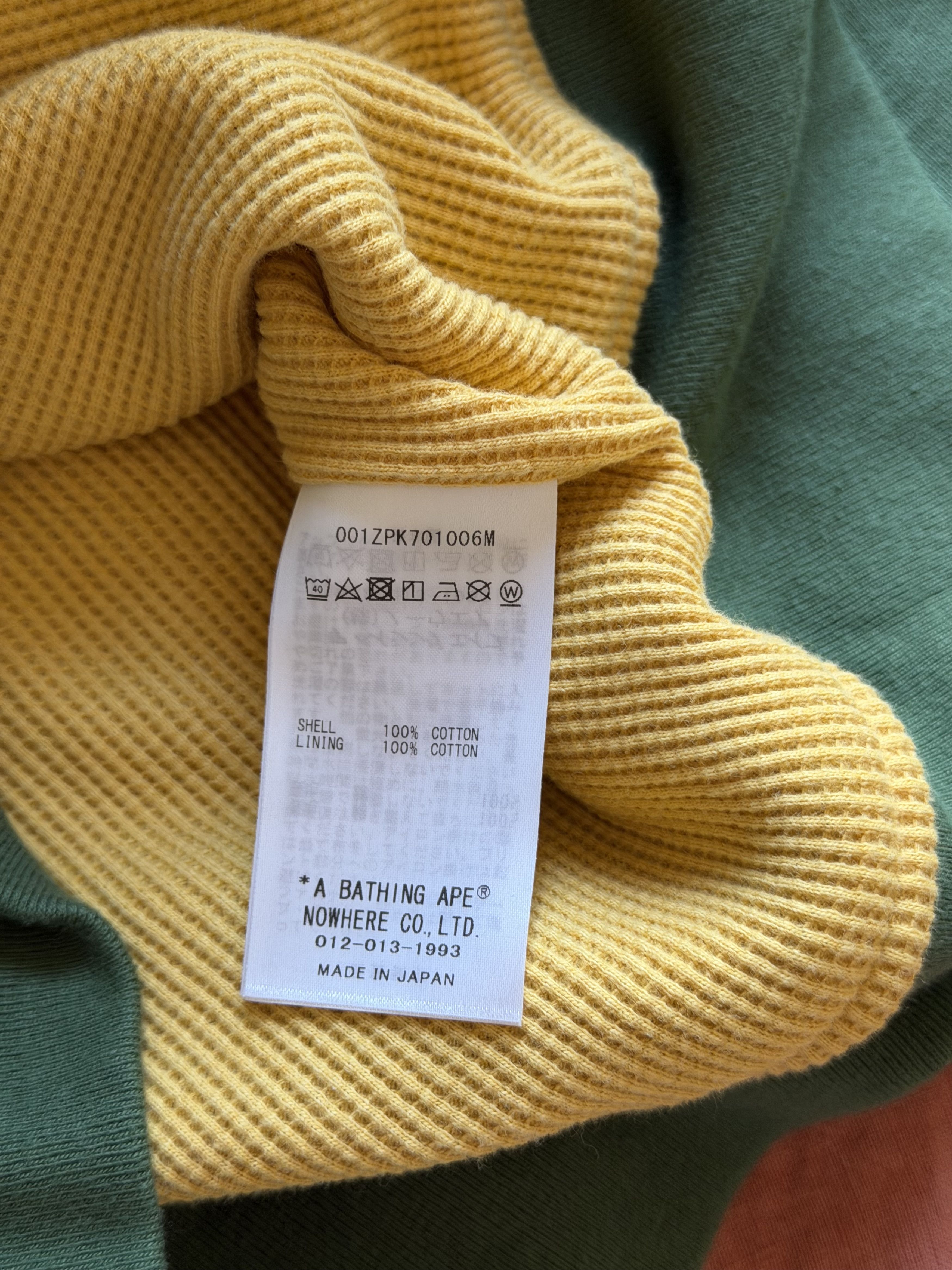 Bape Bape 2nd Shark Thermal Lined Zip Hoodie in Green Size US L / EU 52-54 / 3 - 12 Thumbnail