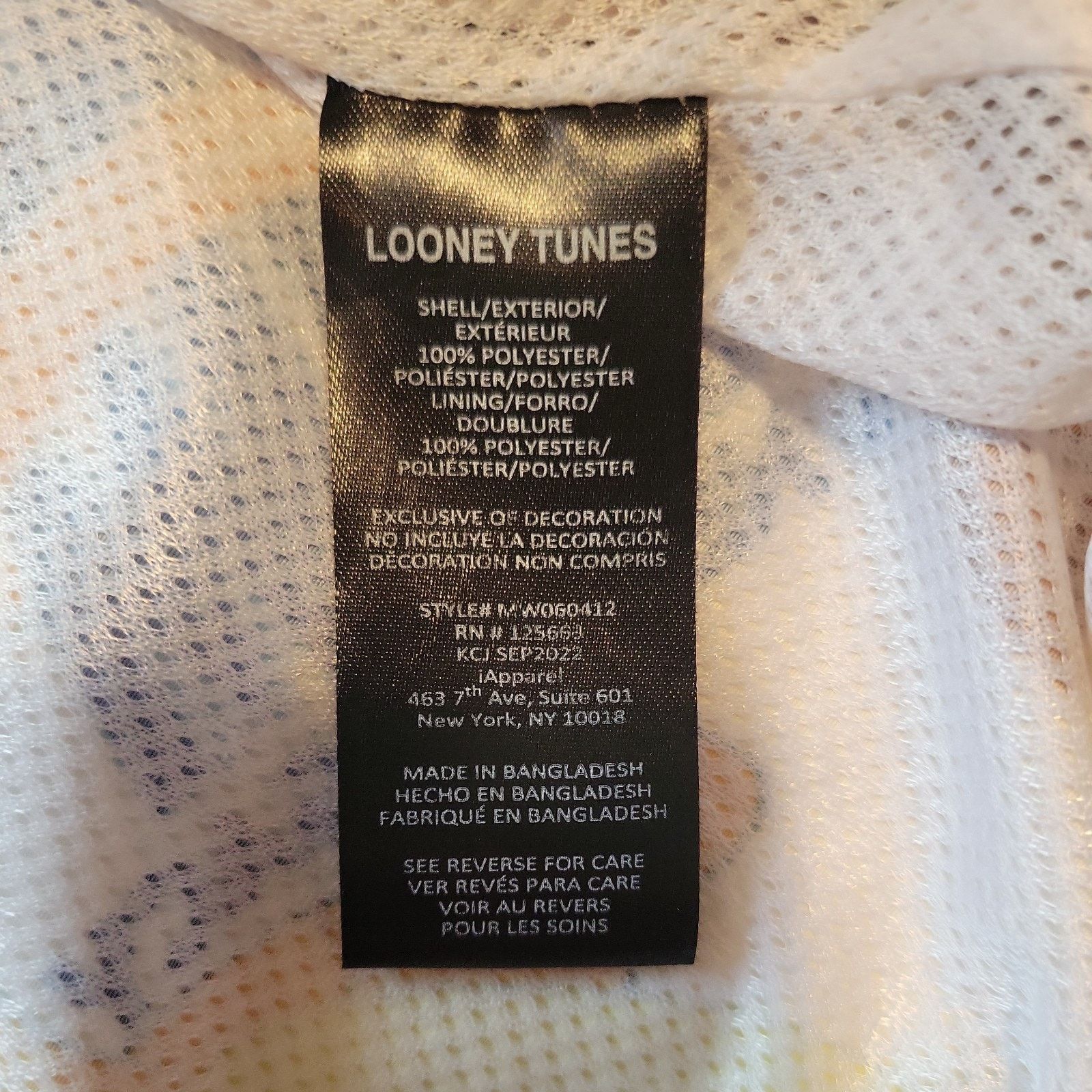 Members Only MEMBERS ONLY Jacket Space Jam Looney Tune Squad Hoodie Sz 4X Size US XXL / EU 58 / 5 - 7 Thumbnail