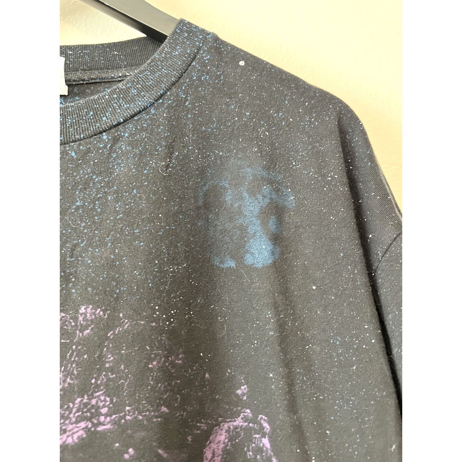 Vintage VINTAGE Wolf Pack All Over Print T Shirt Nature Moon AOP Fade Black XL Caribbean Dream Men T-Shirt Short Sleeve Crew Neck 1990s Graphic Print Size US XL / EU 56 / 4 - 5 Thumbnail