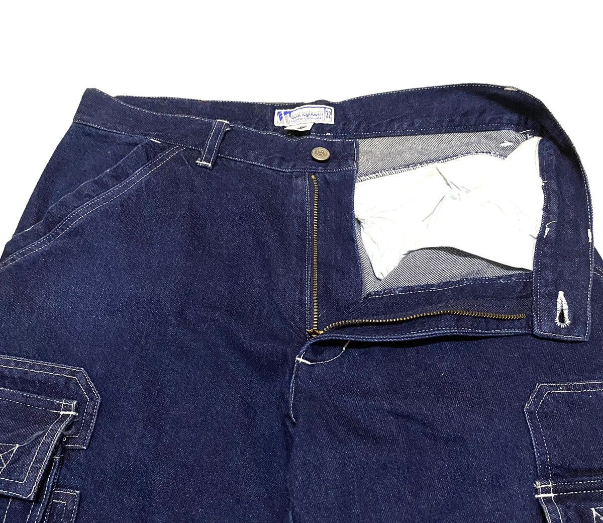 Rap Tees Rare Design Vintage Brand Bootlegbooth Baggy Jeans 1990s Size US 32 / EU 48 - 6 Thumbnail