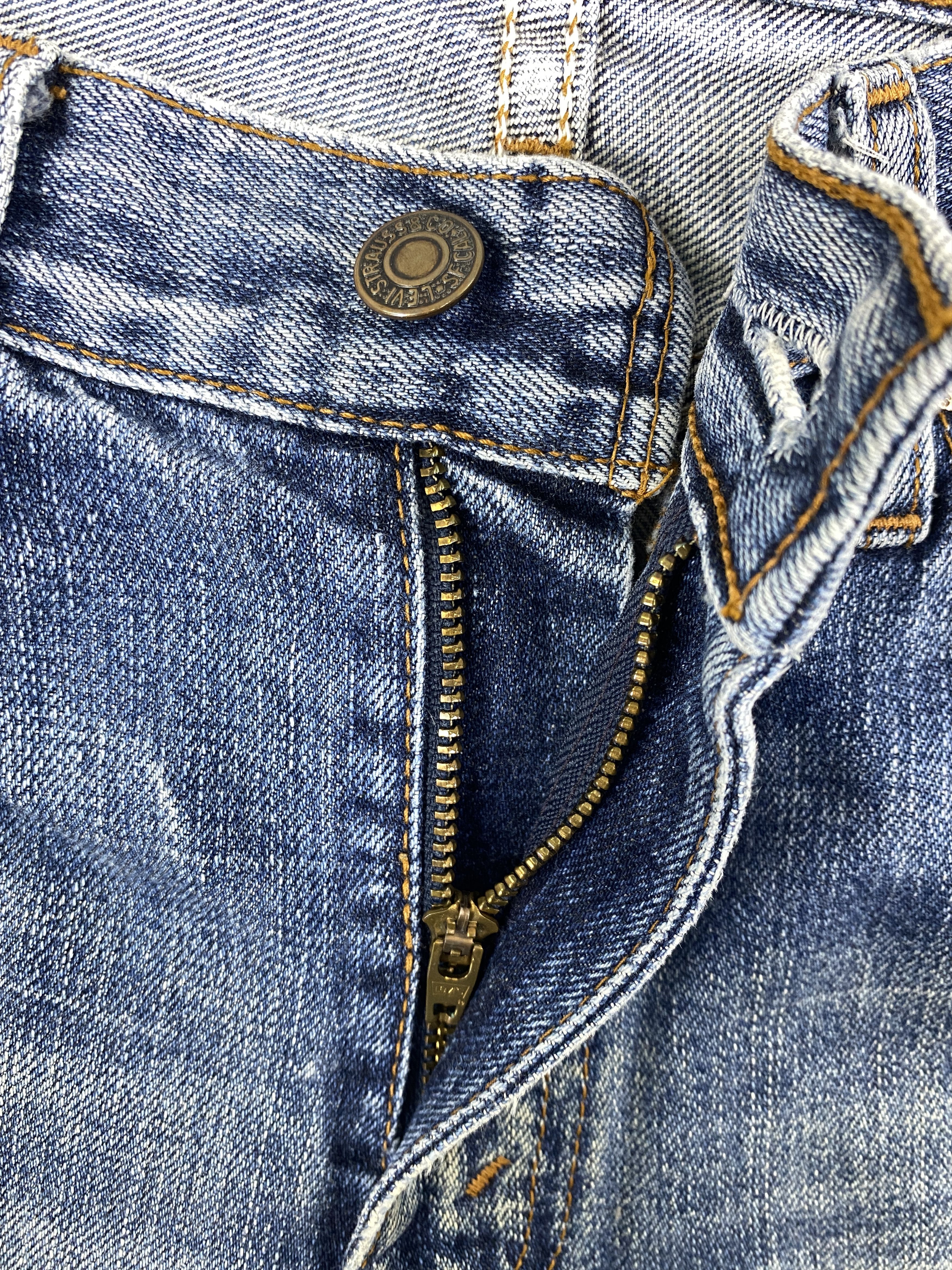 Japanese Brand Distressed Blue Vintage Levi's 505 Jeans 28x29 Denim -JN1709 Size US 28 / EU 44 - 6 Thumbnail