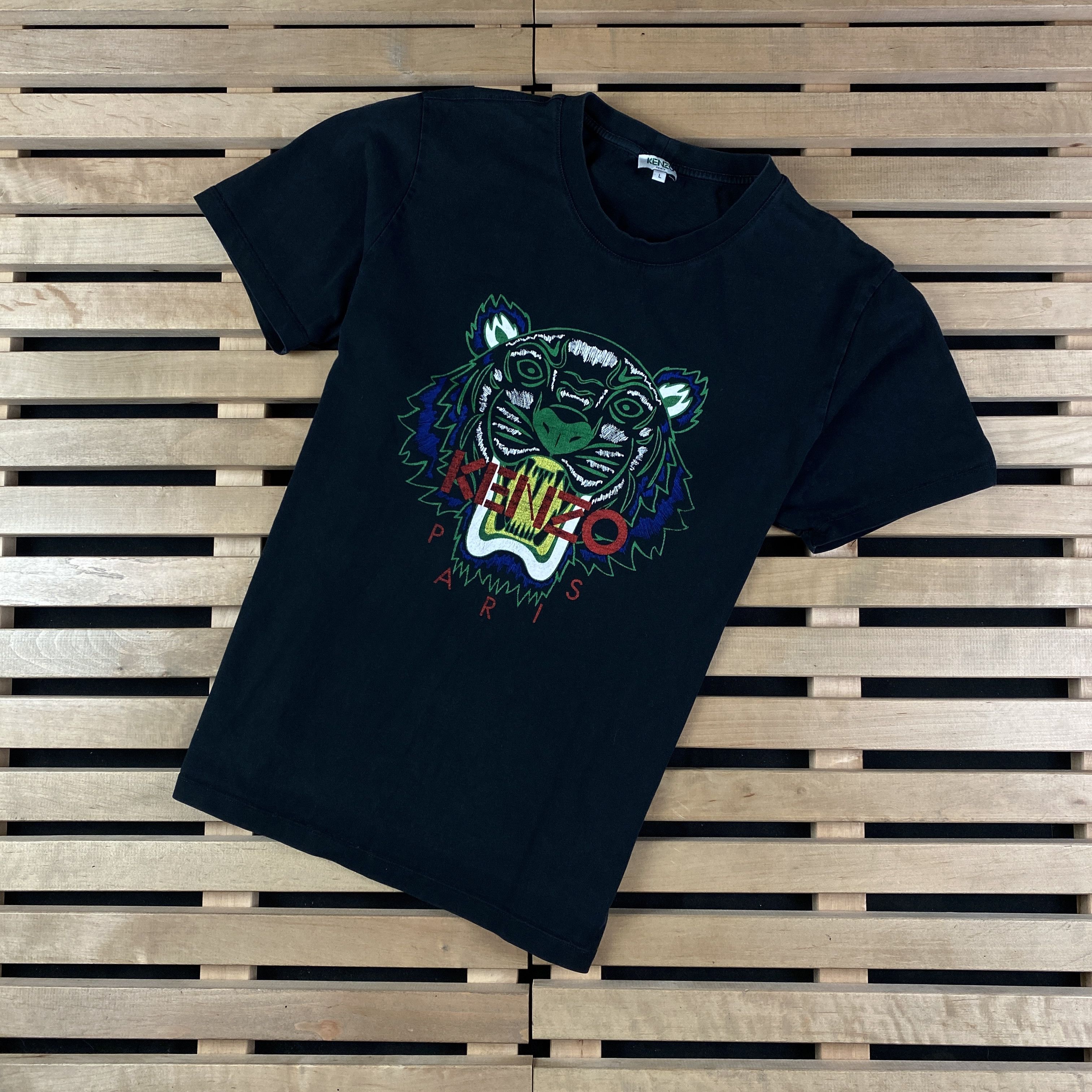 Kenzo Mens Short Sleeve T-Shirt Kenzo Size L Cotton Size US L / EU 52-54 / 3 - 1 Thumbnail