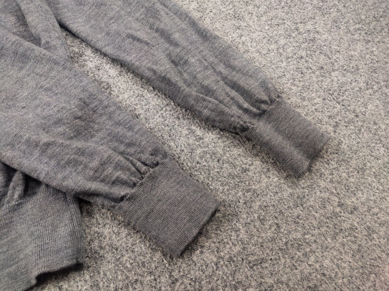 Suitsupply Suitsupply Sweatshirt Grey Merino Wool Long Sleeve Sweater Size US M / EU 48-50 / 2 - 6 Thumbnail
