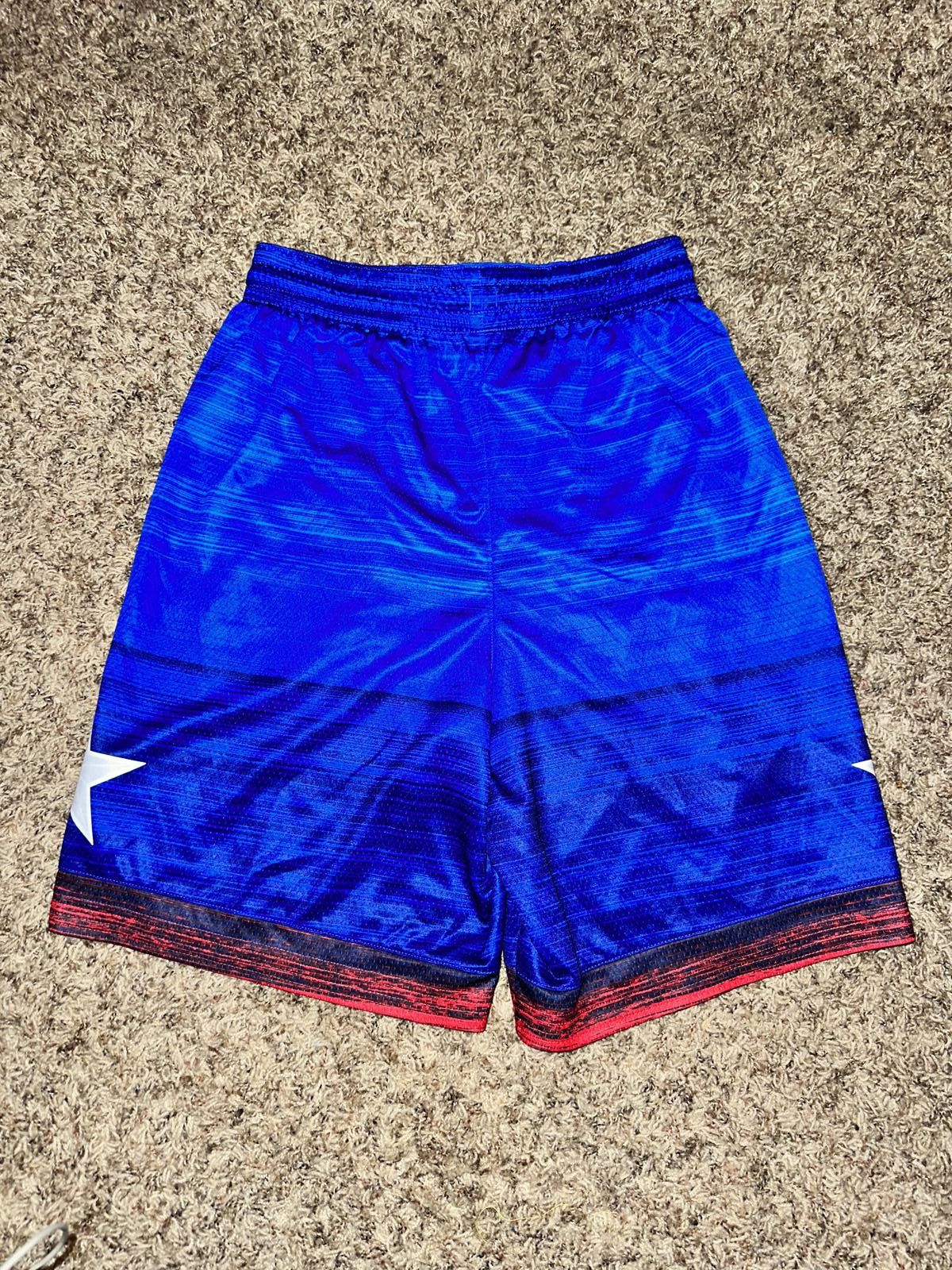 Nike Nike Basketball Team USA Authentic Tokyo Road Blue Short Size US 40 / EU 56 - 9 Thumbnail