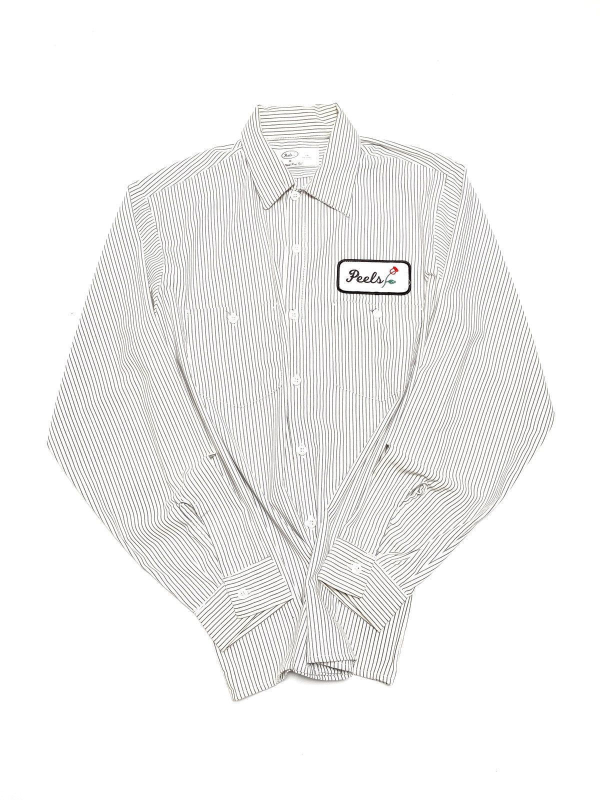 Other Peels NYC Classic Longsleeve Shirt Stripe Rose Patch Size US M / EU 48-50 / 2 - 3 Thumbnail