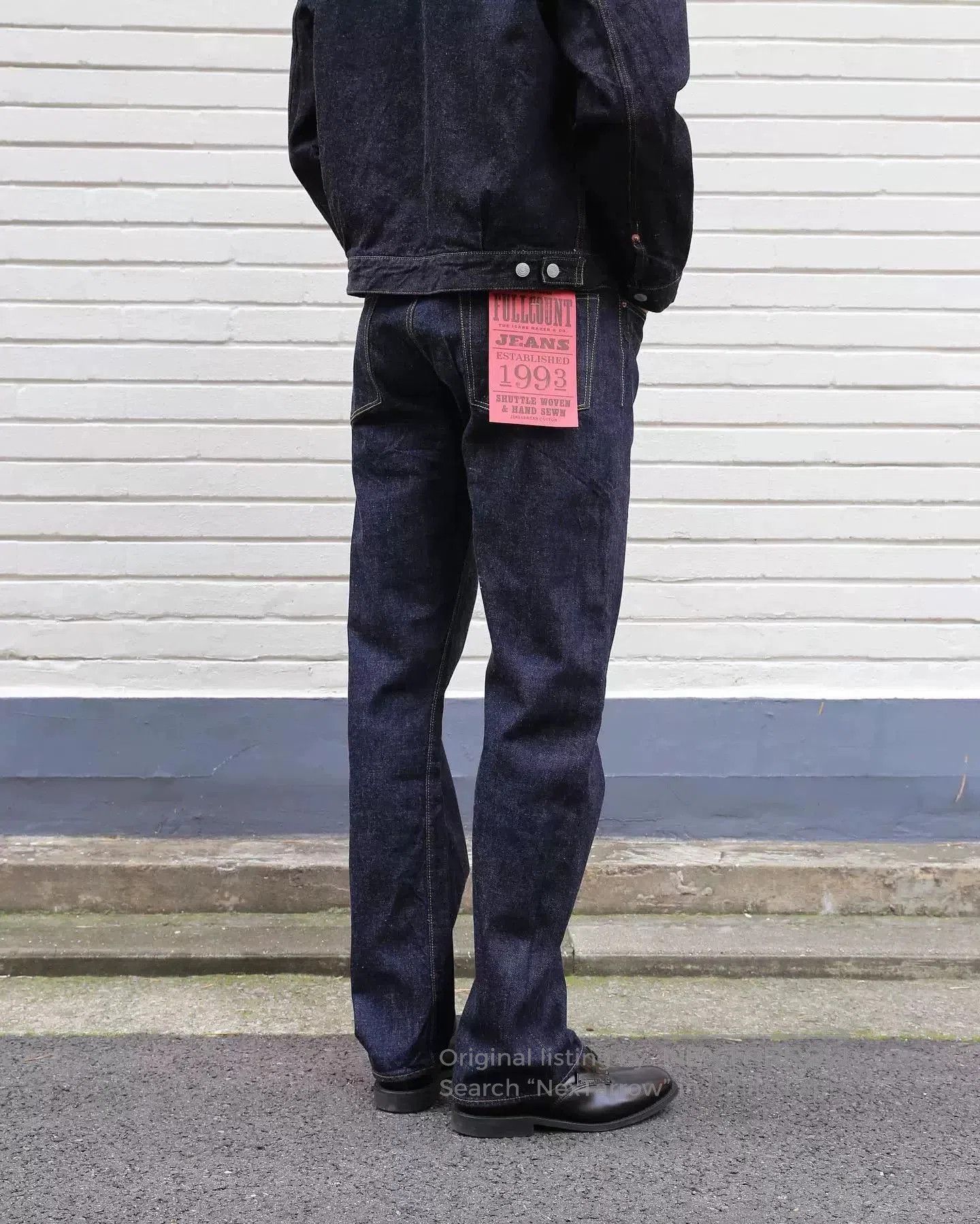 Full Count & Co. Fullcount High Waist Straight Leg Jeans. Size US 32 / EU 48 - 4 Thumbnail