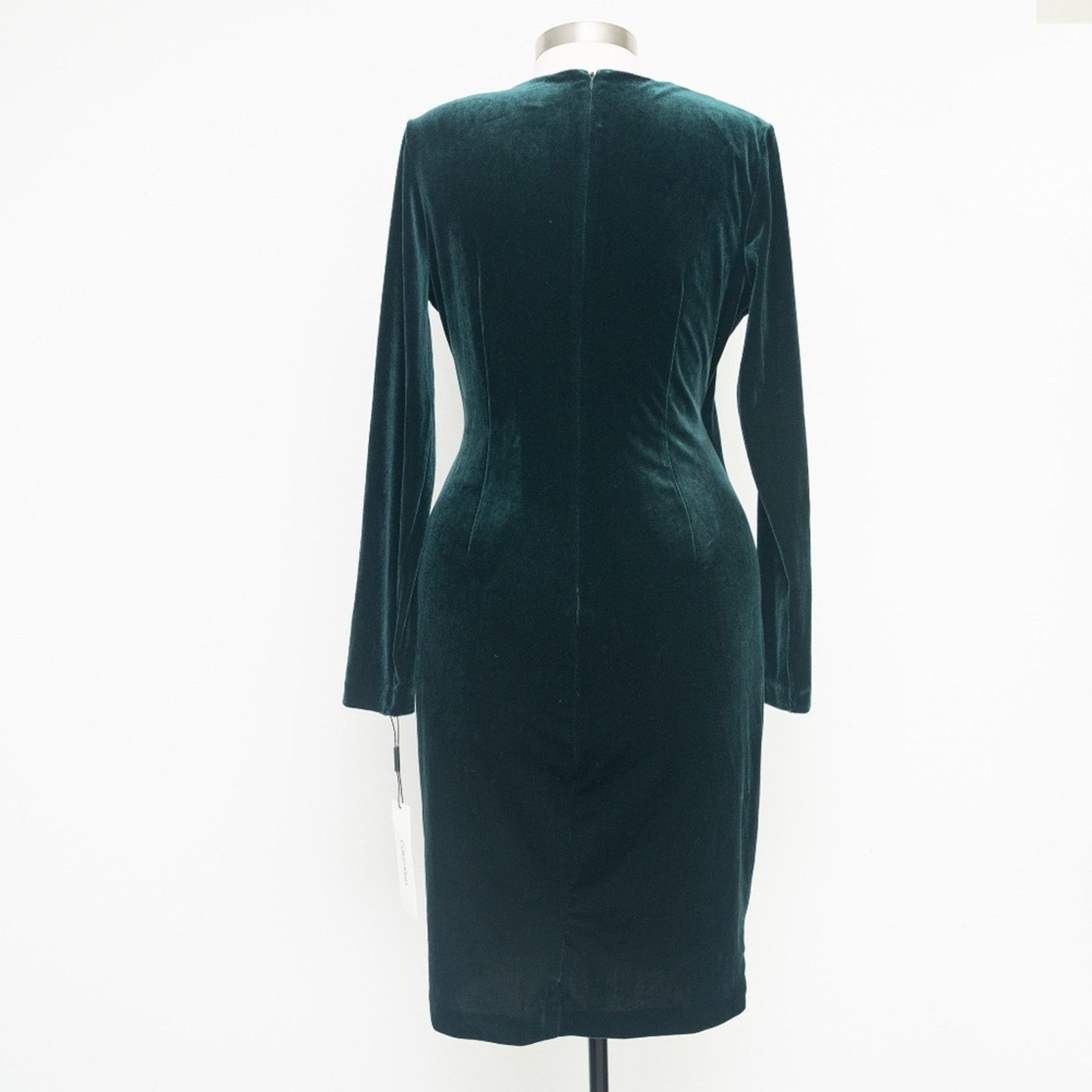 Calvin Klein Calvin Klein. Lux Velvet Wrapped Dress Size XL / US 12-14 / IT 48-50 - 4 Thumbnail