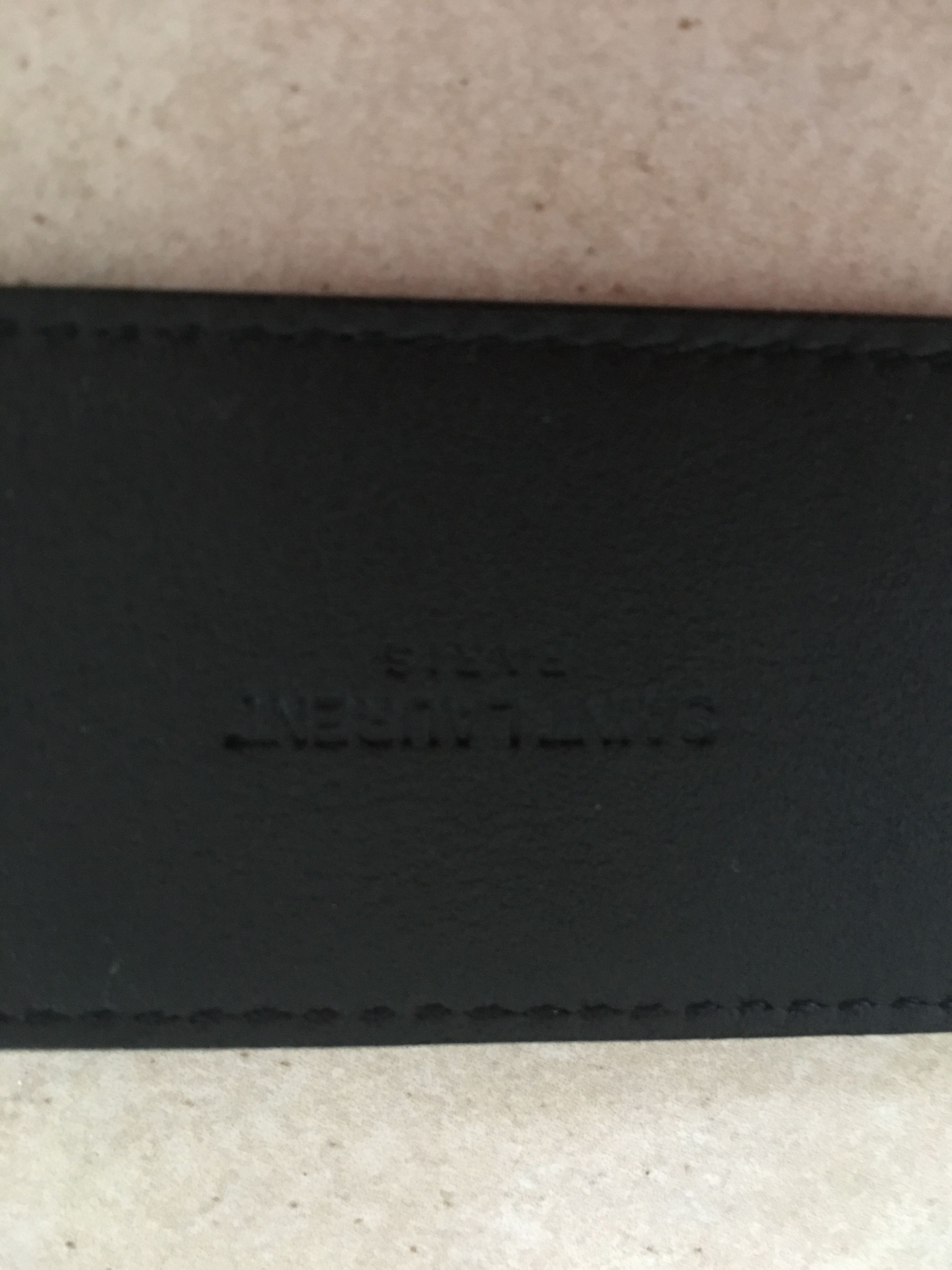 Saint Laurent Paris Belt in Leather Size ONE SIZE - 6 Thumbnail