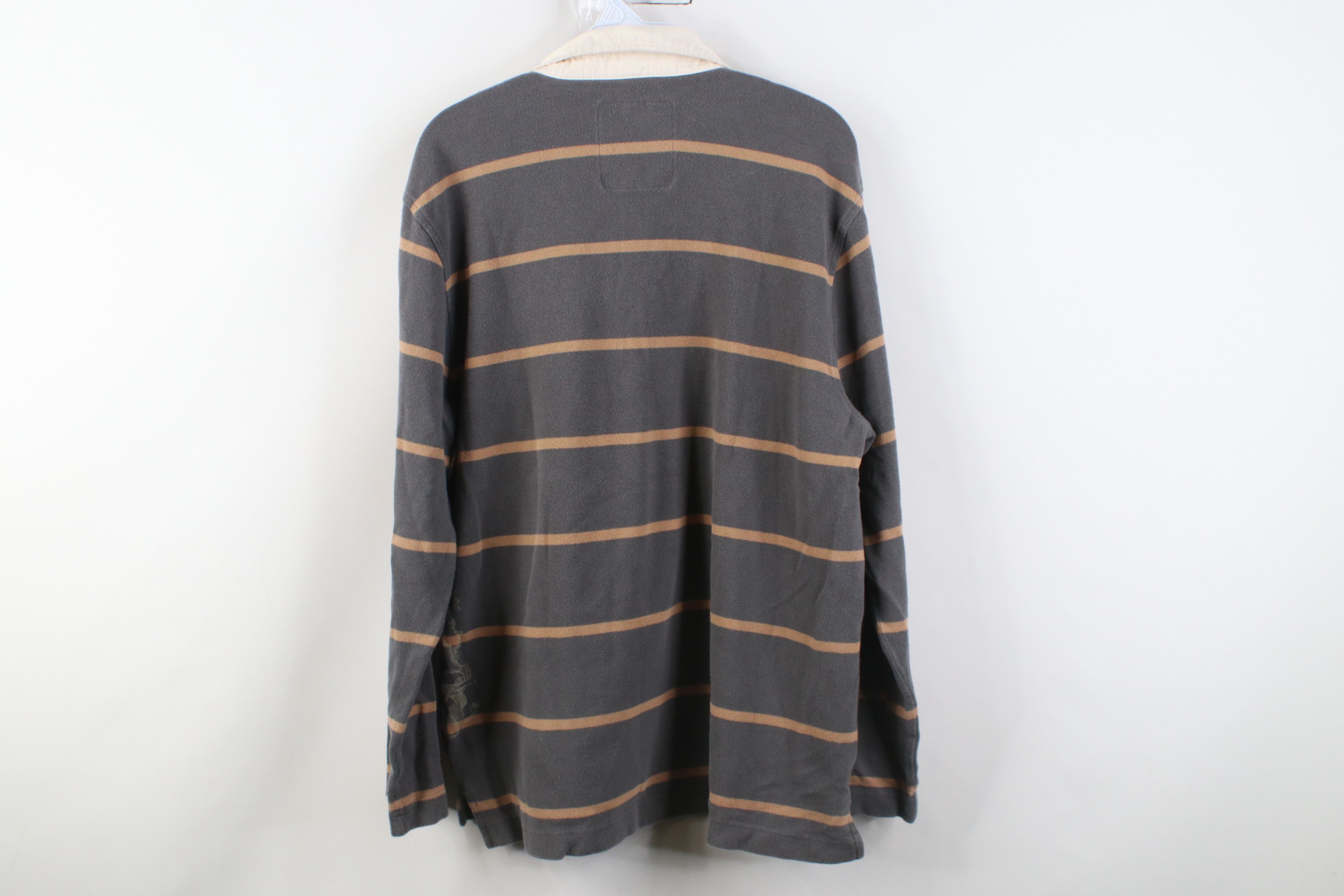Aeropostale Vintage Y2K Aeropostale Lion Knit Long Sleeve Rugby Polo Size US XL / EU 56 / 4 - 10 Thumbnail