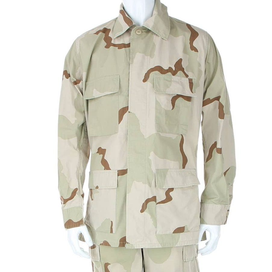 Vintage 90s Desert Camo Military Shirt Army Vintage Shirt Only Size US M / EU 48-50 / 2 - 1 Thumbnail