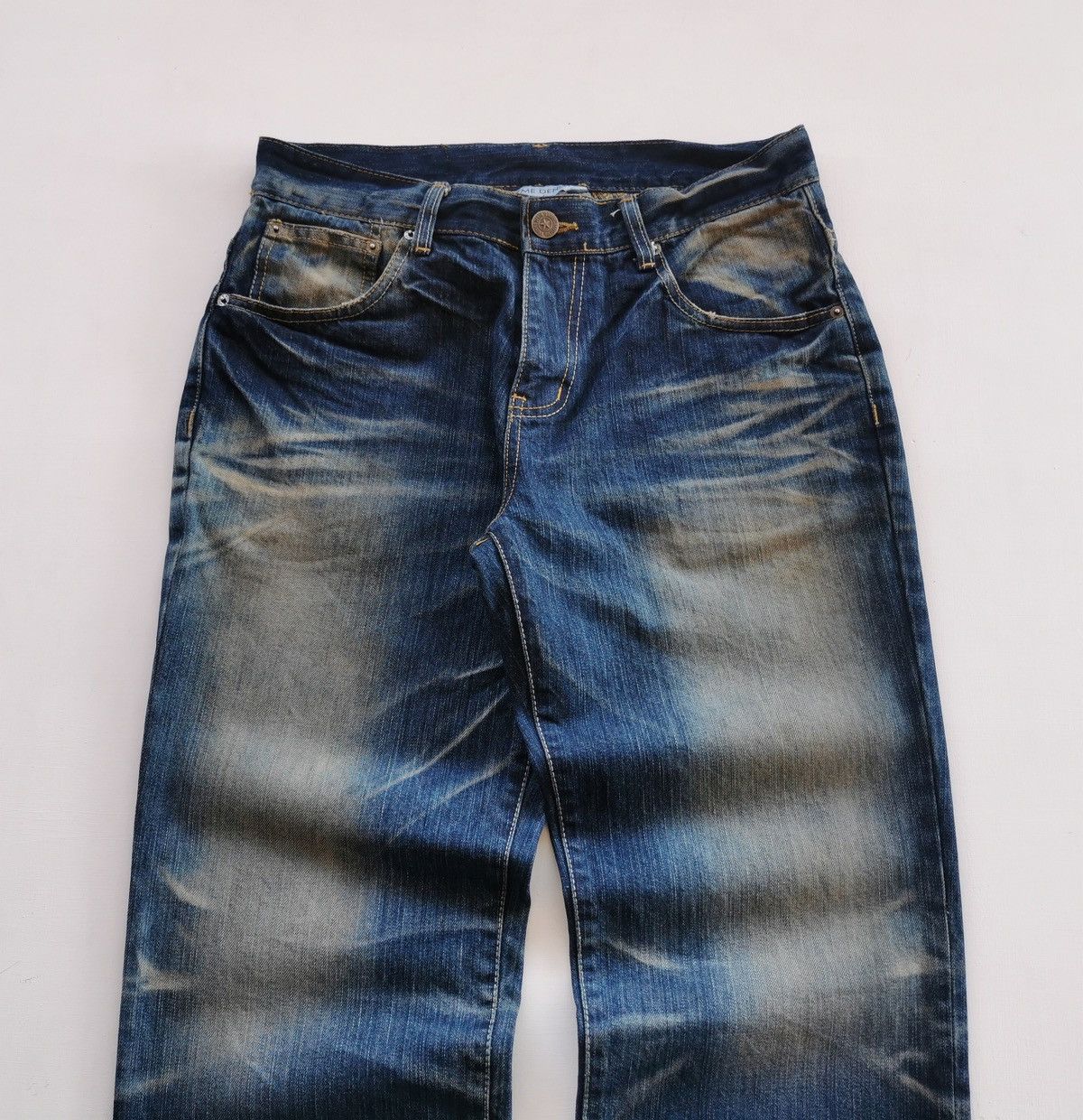 Isamu Katayama Backlash Krhyme Avalanche Mudwash Denim Jeans Size US 32 / EU 48 - 3 Thumbnail