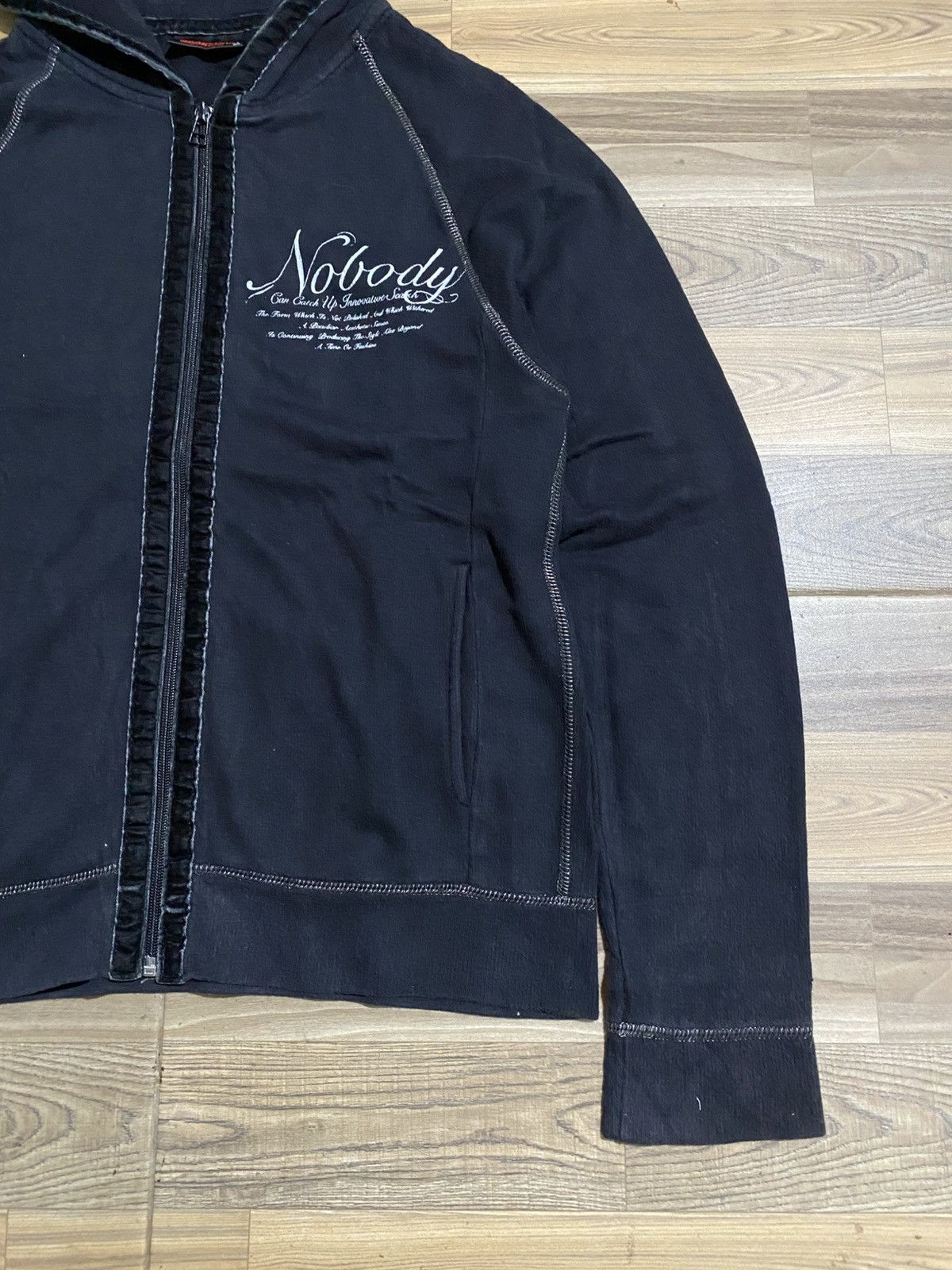 Beauty Beast × Japanese Brand NOBODY CAN CATCH UP WOMEN SMOKE HOODIES Size M / US 6-8 / IT 42-44 - 3 Thumbnail