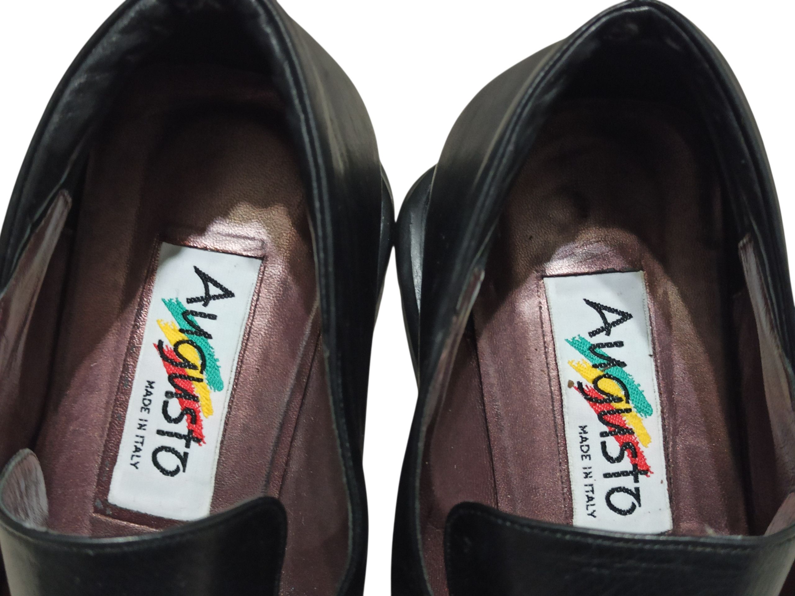 Other AUGUSTO Rare Archive Square Toe Loafers Made in Italy Size US 10 / IT 40 - 4 Thumbnail