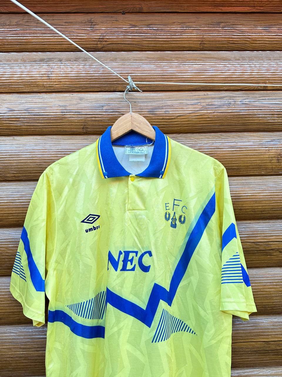 Umbro VINTAGE EVERTON HOME FOOTBALL SHIRT SOCCER JERSEY Size US XL / EU 56 / 4 - 2 Thumbnail