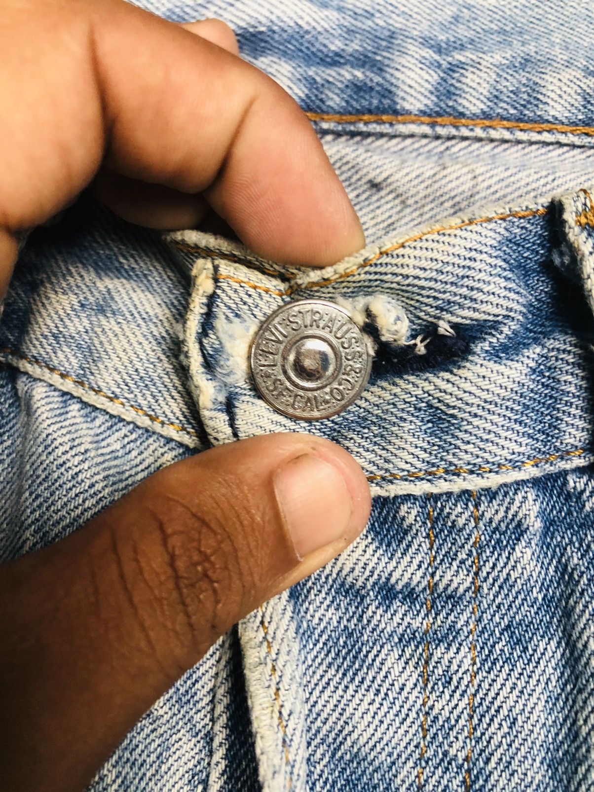 Levi's RARE VINTAGE Levi's 501 Custom Distressed Jeans (40) Size US 30 / EU 46 - 10 Thumbnail