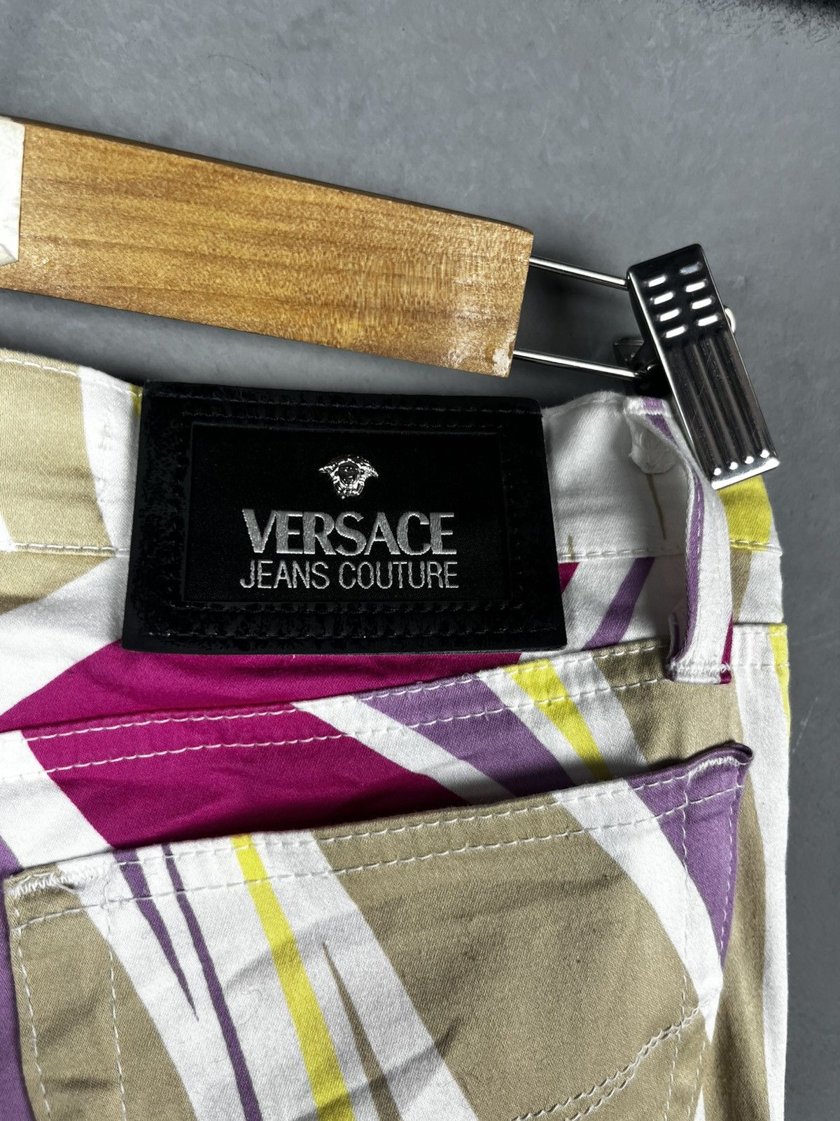 Versace Jeans Couture Versace Archive pants vintage hysteric Glamour style rare Size 27" / US 4 / IT 40 - 10 Thumbnail