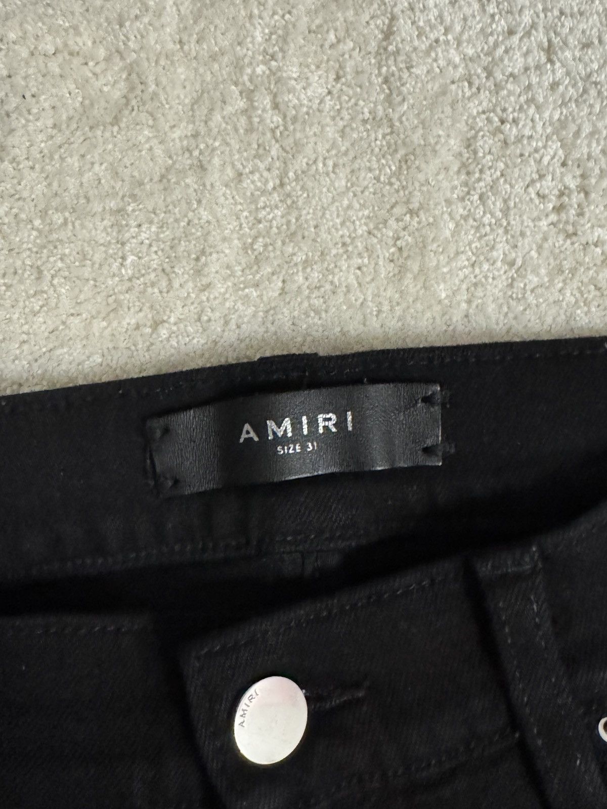 Amiri 💠Amiri💠 OG MX1 BLACK (31) Size US 31 - 3 Thumbnail