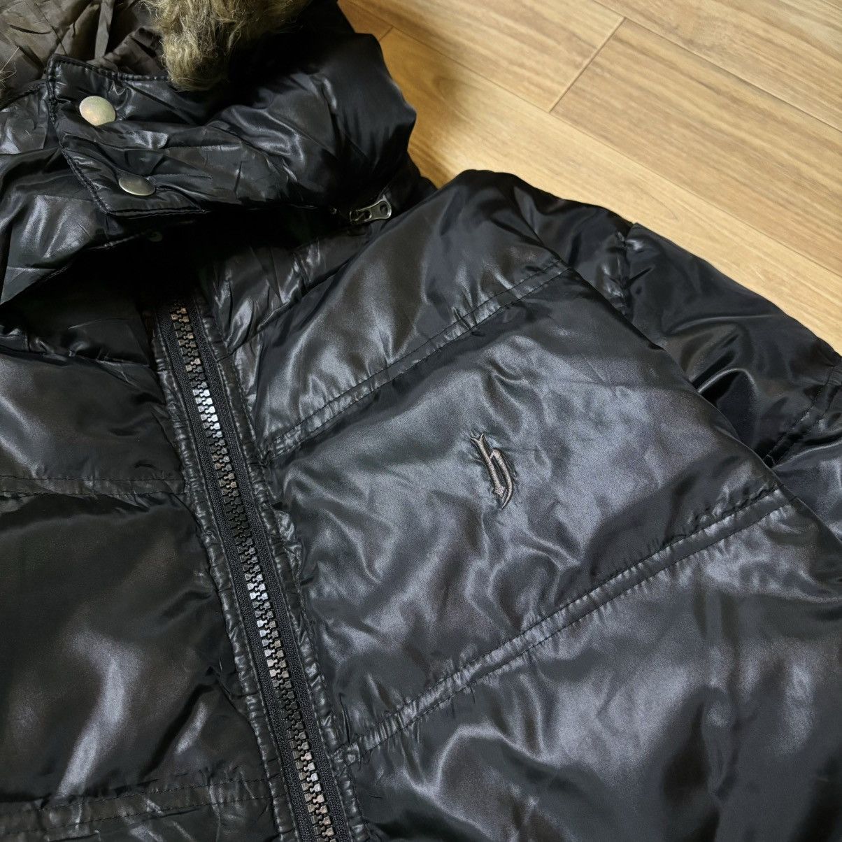 If Six Was Nine × Japanese Brand × Le Grande Bleu (L.G.B.) Ifsixwasnine LGB Style fur jacket down puffer Y2K japan Size US L / EU 52-54 / 3 - 7 Thumbnail