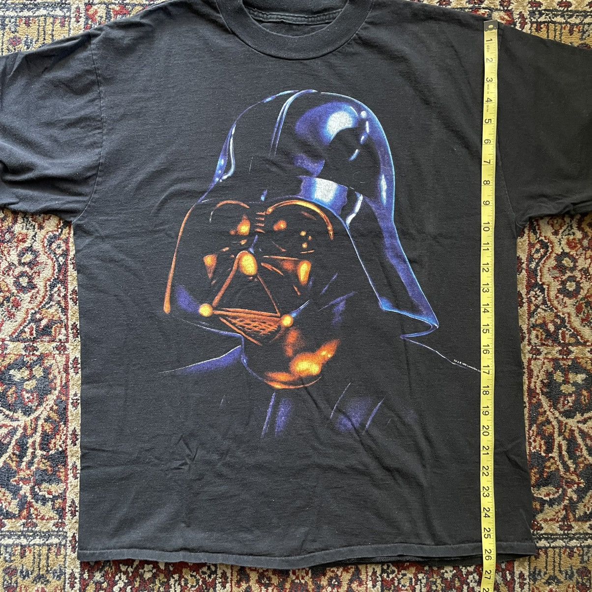 Vintage Vintage Distressed Star Wars Darth Vader Tshirt 1995 size L Size US L / EU 52-54 / 3 - 5 Thumbnail