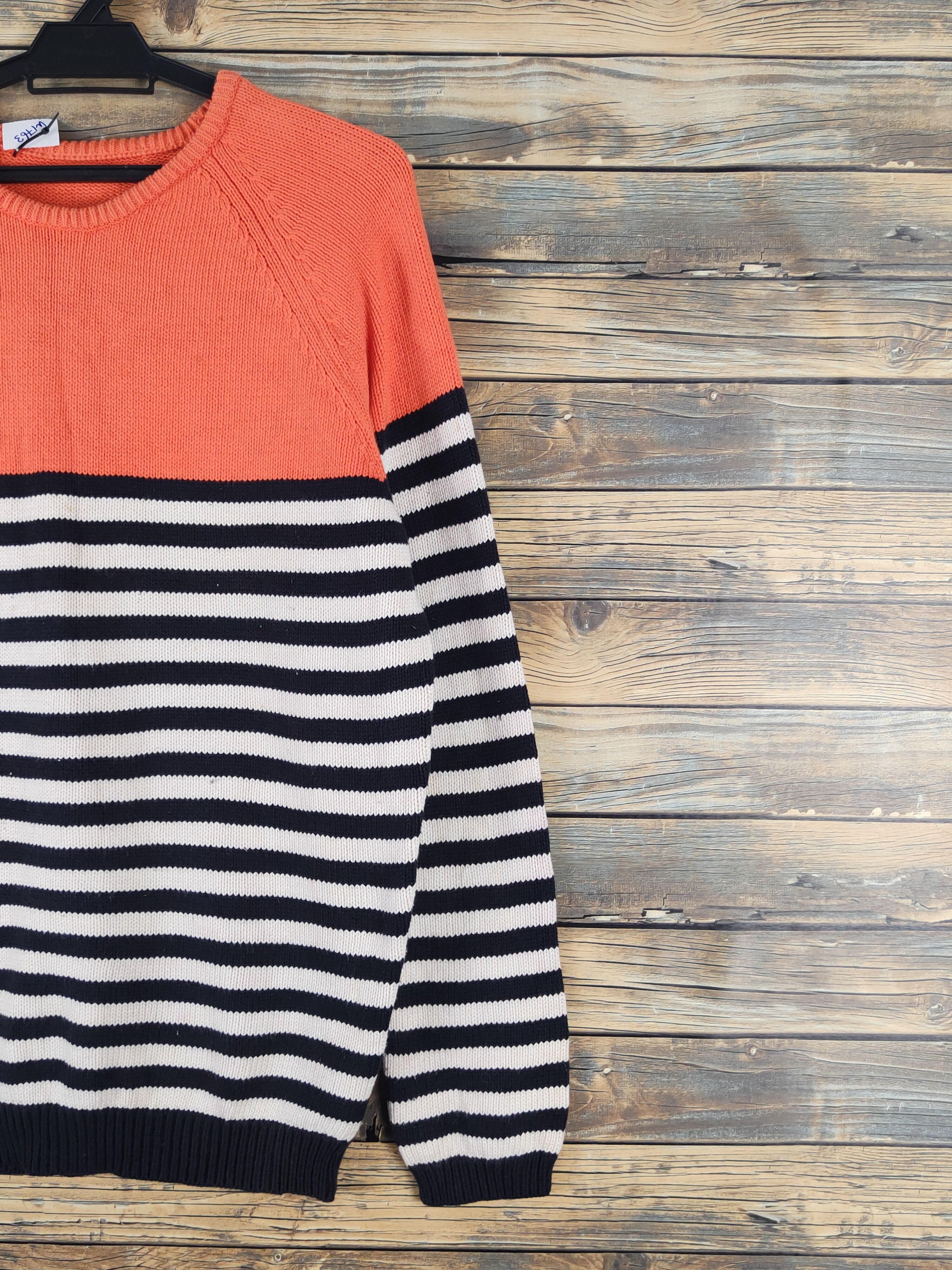 Aran Isles Knitwear Japanese Brand Orange Knitwear Sweatshirts #W1763 Size US L / EU 52-54 / 3 - 5 Thumbnail