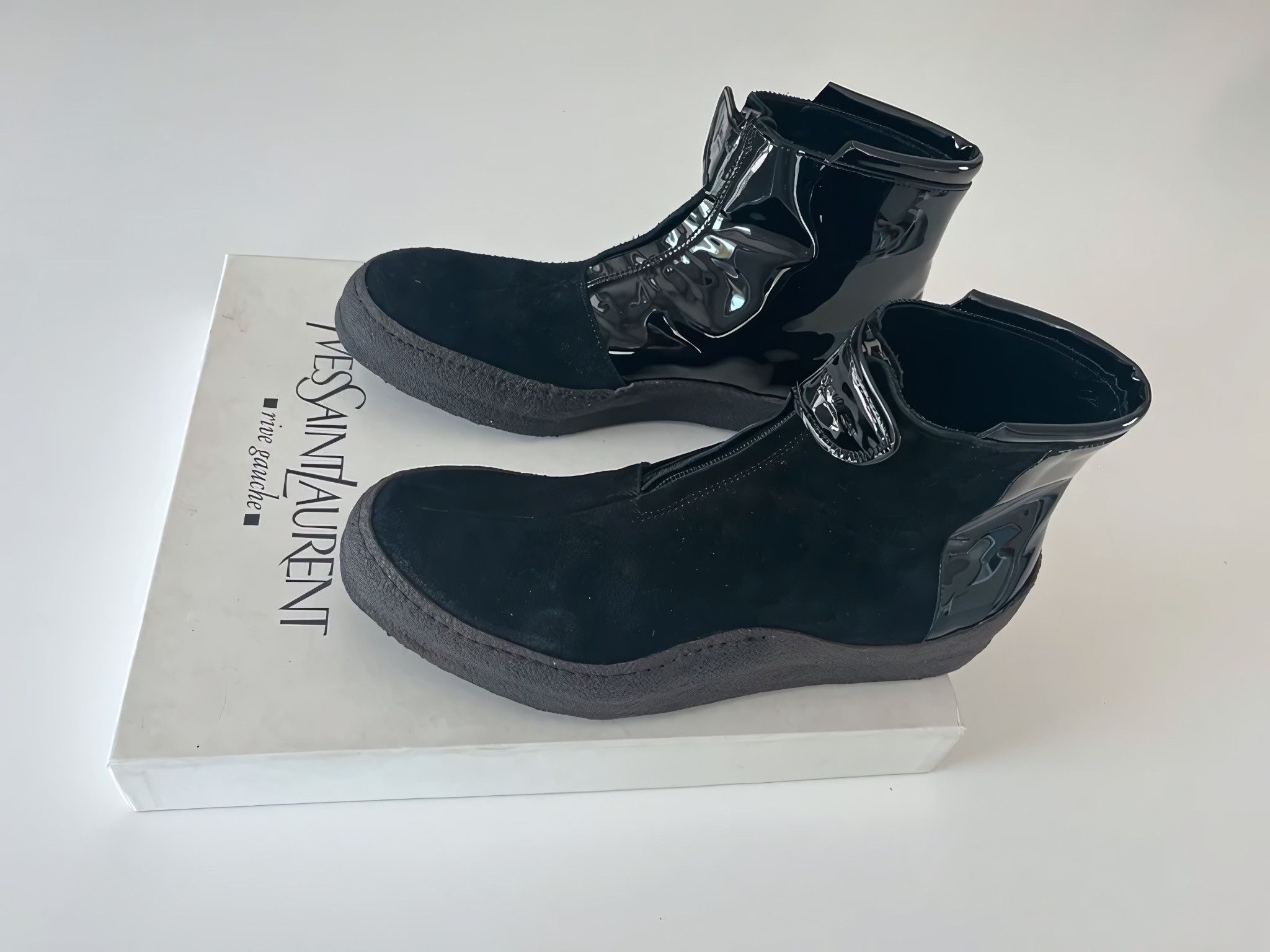 Yves Saint Laurent RIVE GAUCHE BY TOM FORD HIGH TOP HYBRID BOOTS Size US 8 / EU 41 - 5 Thumbnail