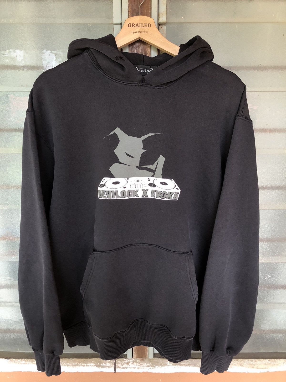 Devilock Vintage Devillock x Evoke Distressed Hoodie Size US M / EU 48-50 / 2 - 4 Thumbnail