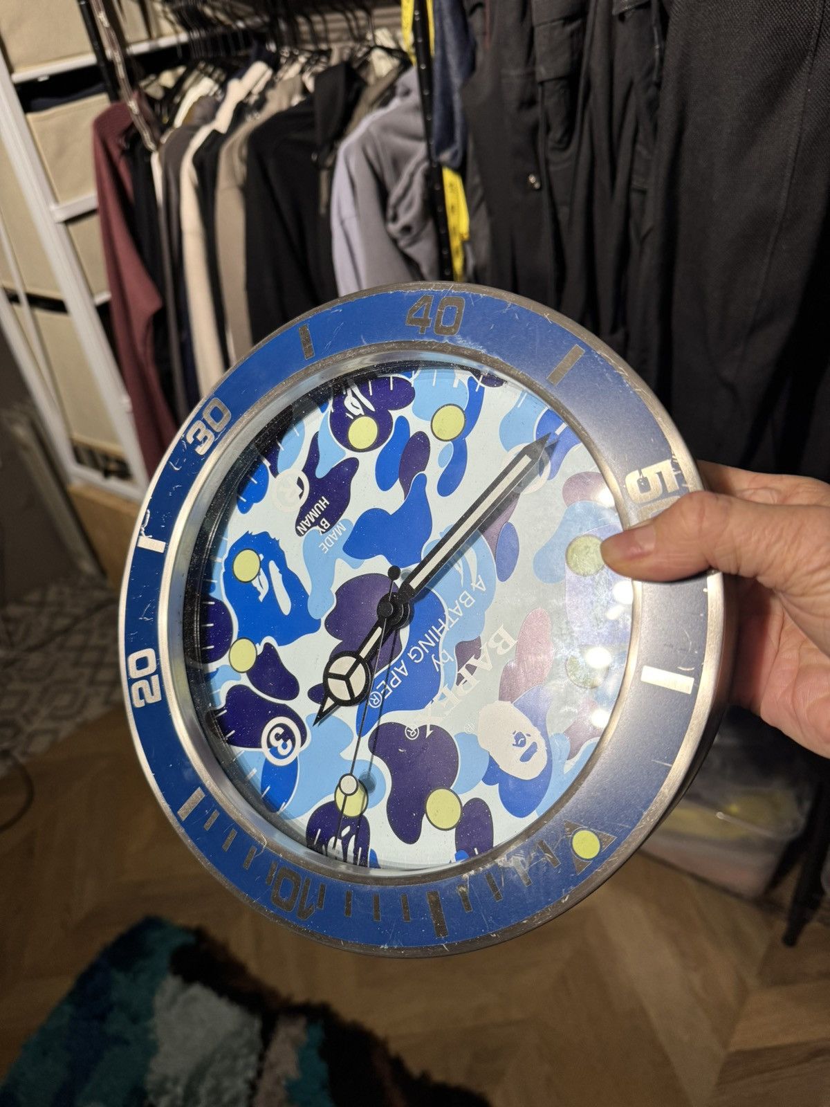 Bape BAPEX WALL CLOCK CAMOUFLAGE APE BATHING Size ONE SIZE - 8 Thumbnail