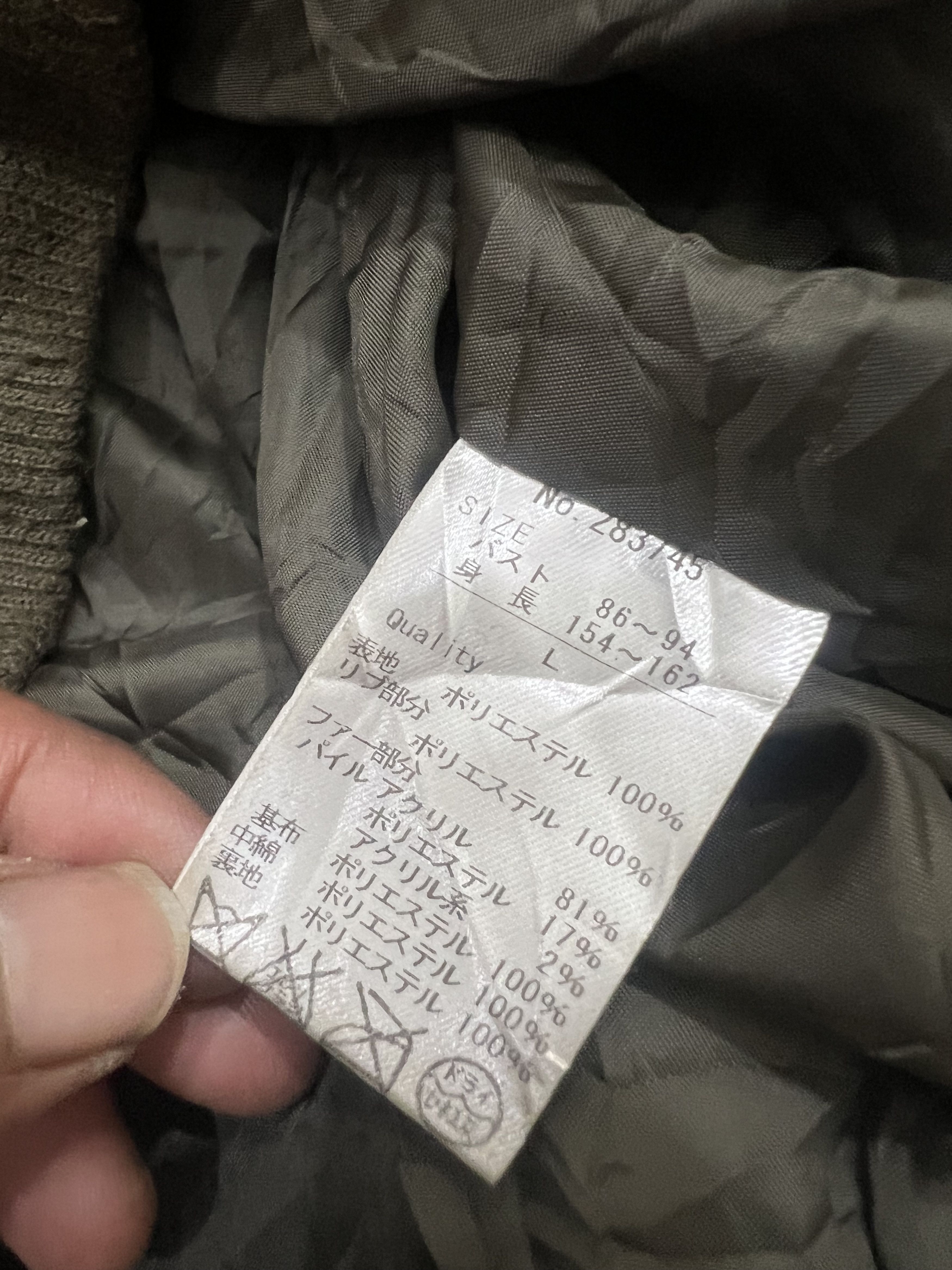 Japanese Brand 2000s Archival Hysteric Y's Fur Hodded y2k Lgb Ifsix Size US L / EU 52-54 / 3 - 4 Thumbnail