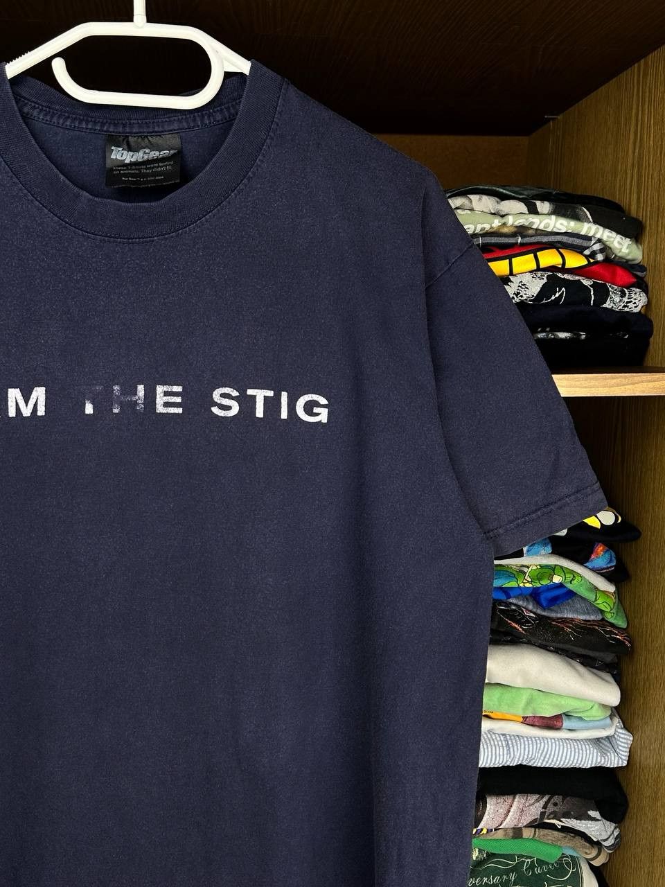 Vintage Vintage Top Gear 2005 BBC "I AM THE STIG" Y2K Tee Size US L / EU 52-54 / 3 - 4 Thumbnail